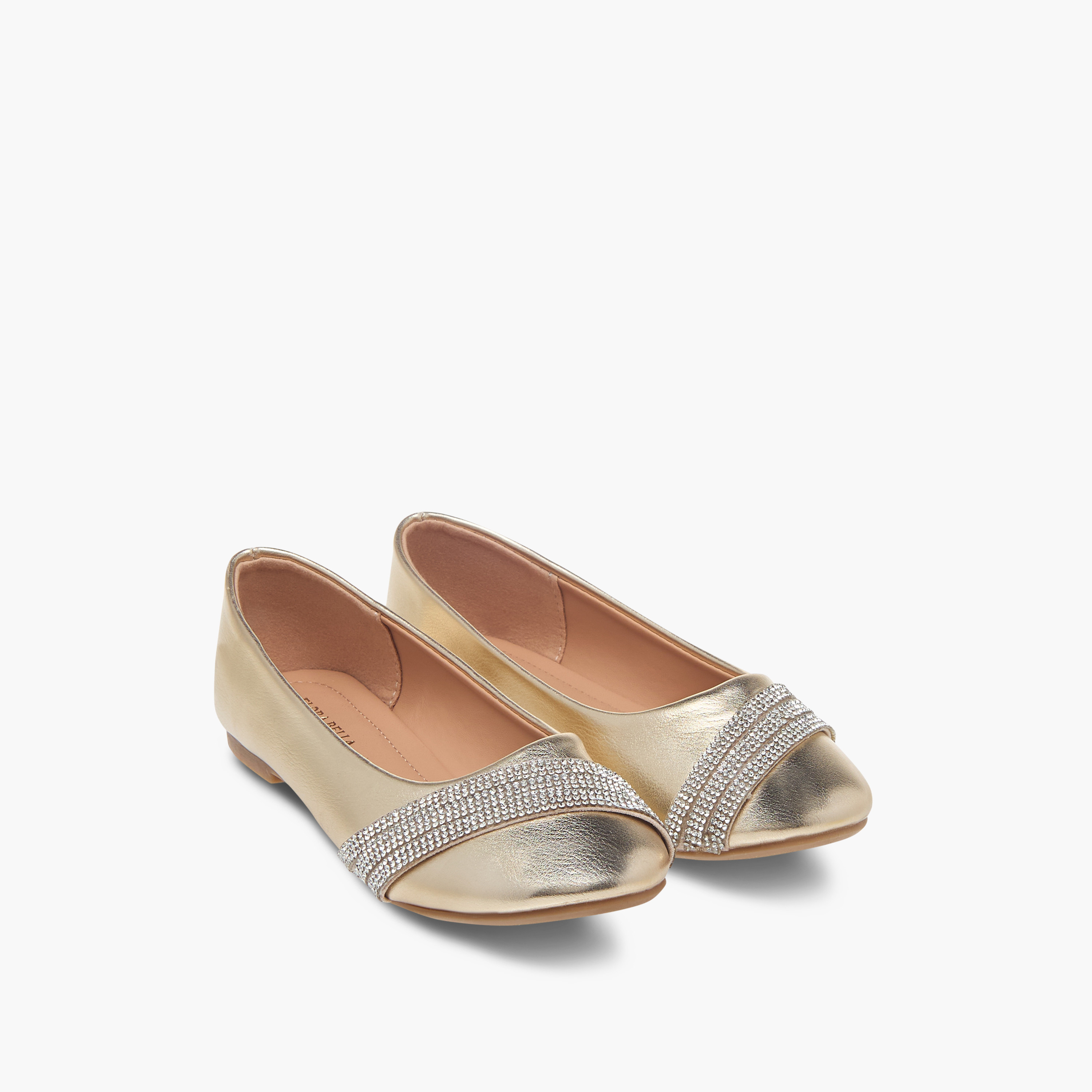 Flora Bella Embellished Slip-On Ballerina Shoes-girls-shoes-ballerinas-image-1