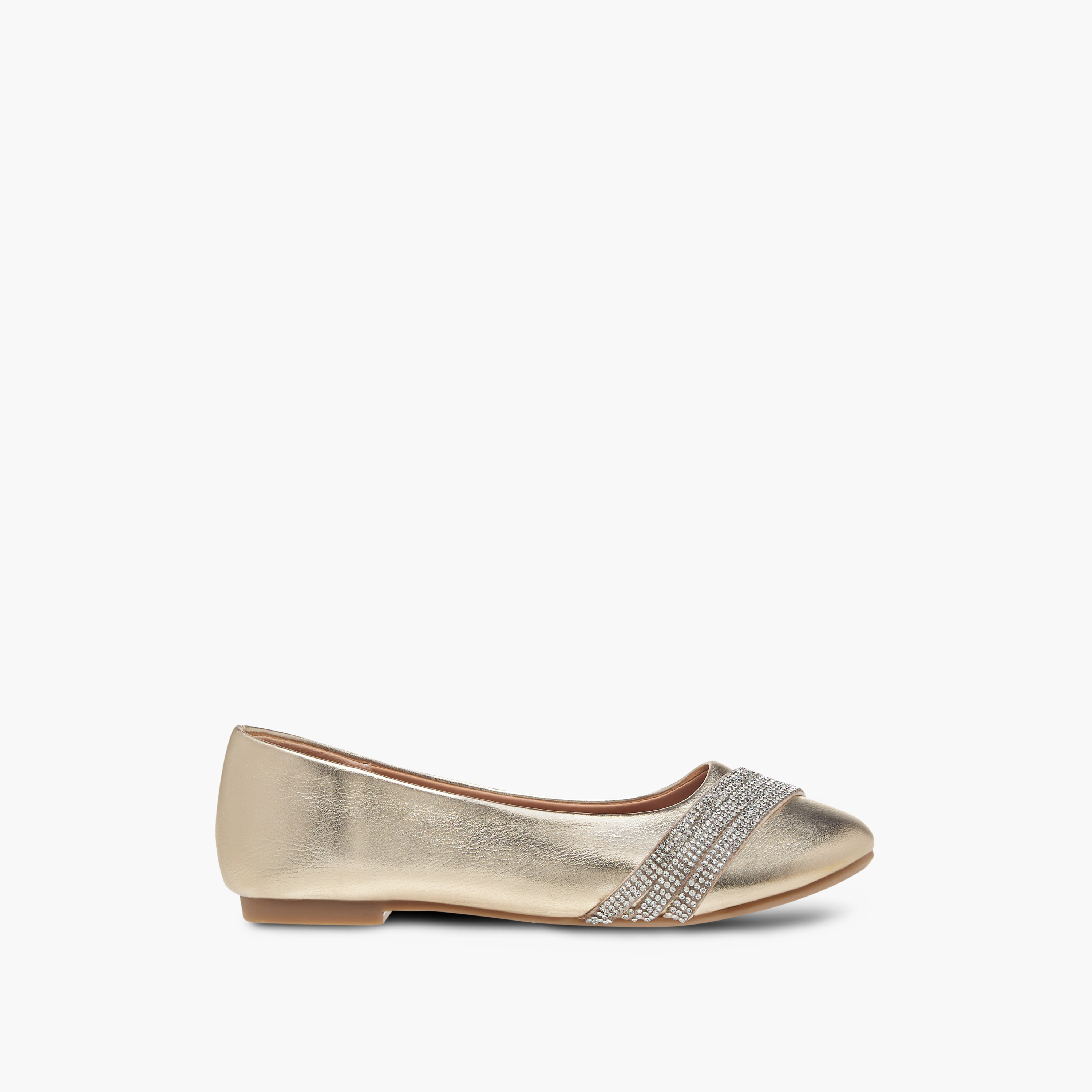 Flora Bella Embellished Slip-On Ballerina Shoes-girls-shoes-ballerinas-image-3