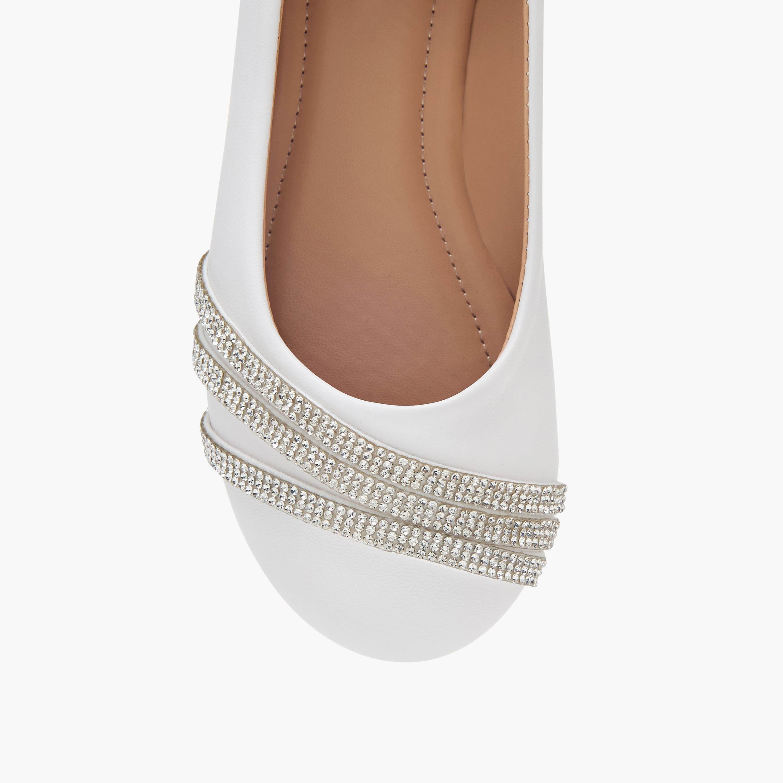 Flora Bella Embellished Slip-On Ballerina Shoes-girls-shoes-ballerinas-image-4