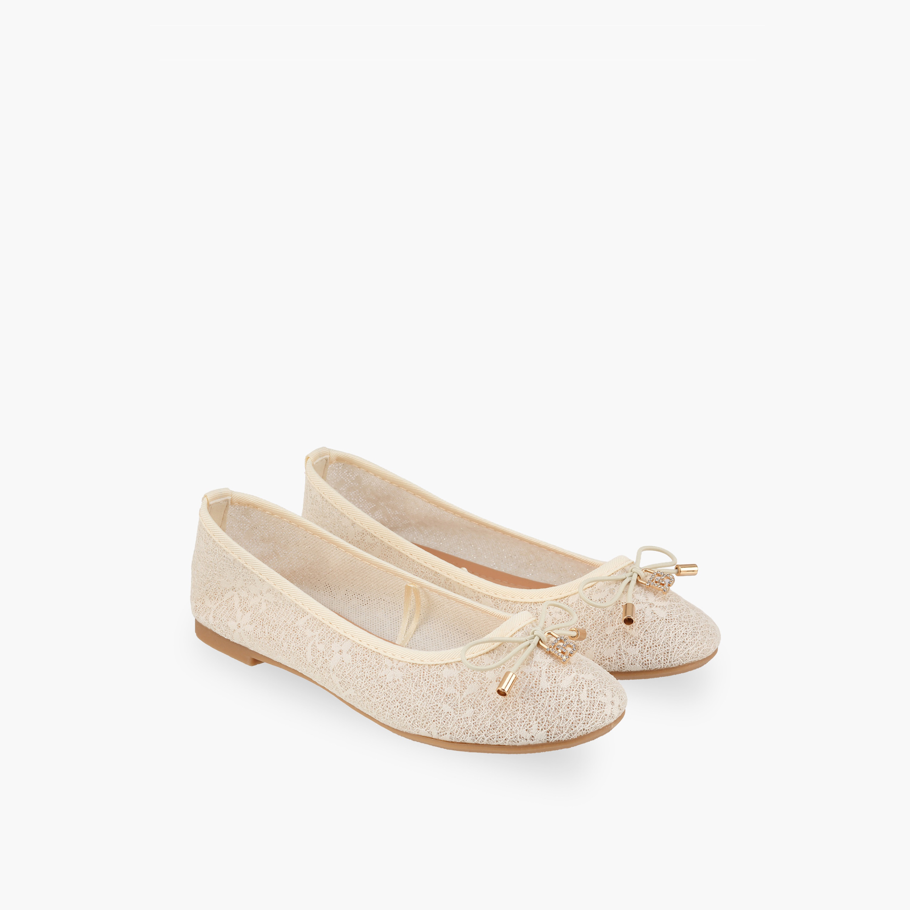 Flora Bella Girls Bow Accent Ballerina Shoes-girls-shoes-ballerinas-image-1