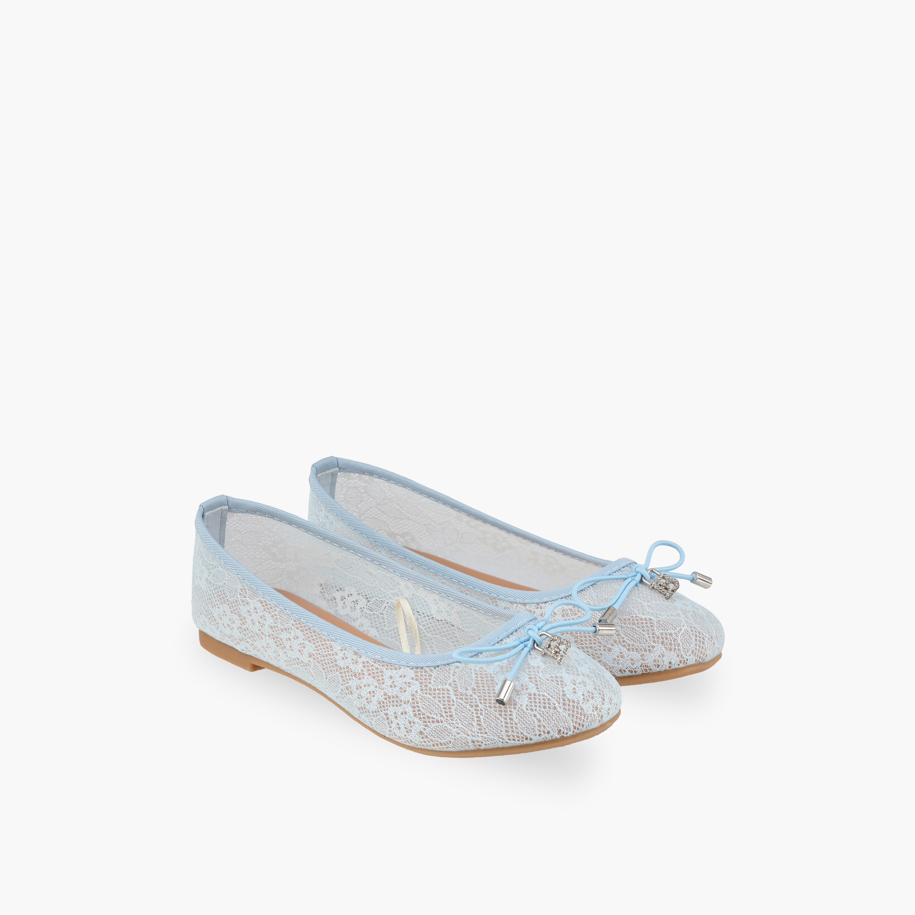 Flora Bella Girls Bow Accent Ballerina Shoes-girls-shoes-ballerinas-image-1