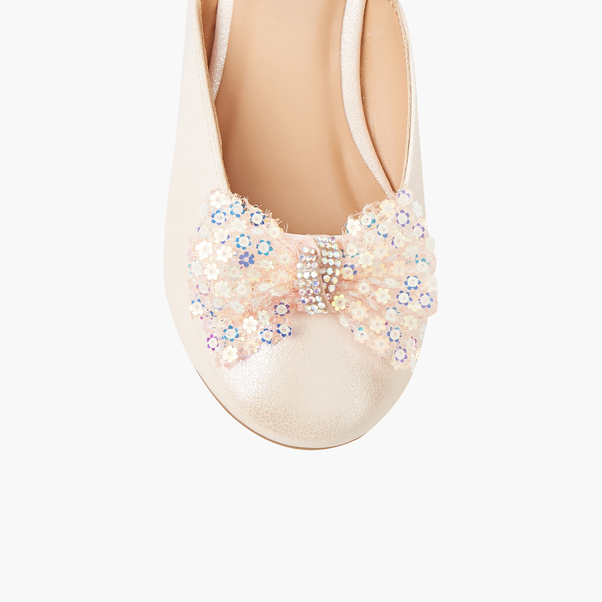 Flora Bella Girls Hook and Loop Ballerina Shoes-girls-shoes-ballerinas-image-5