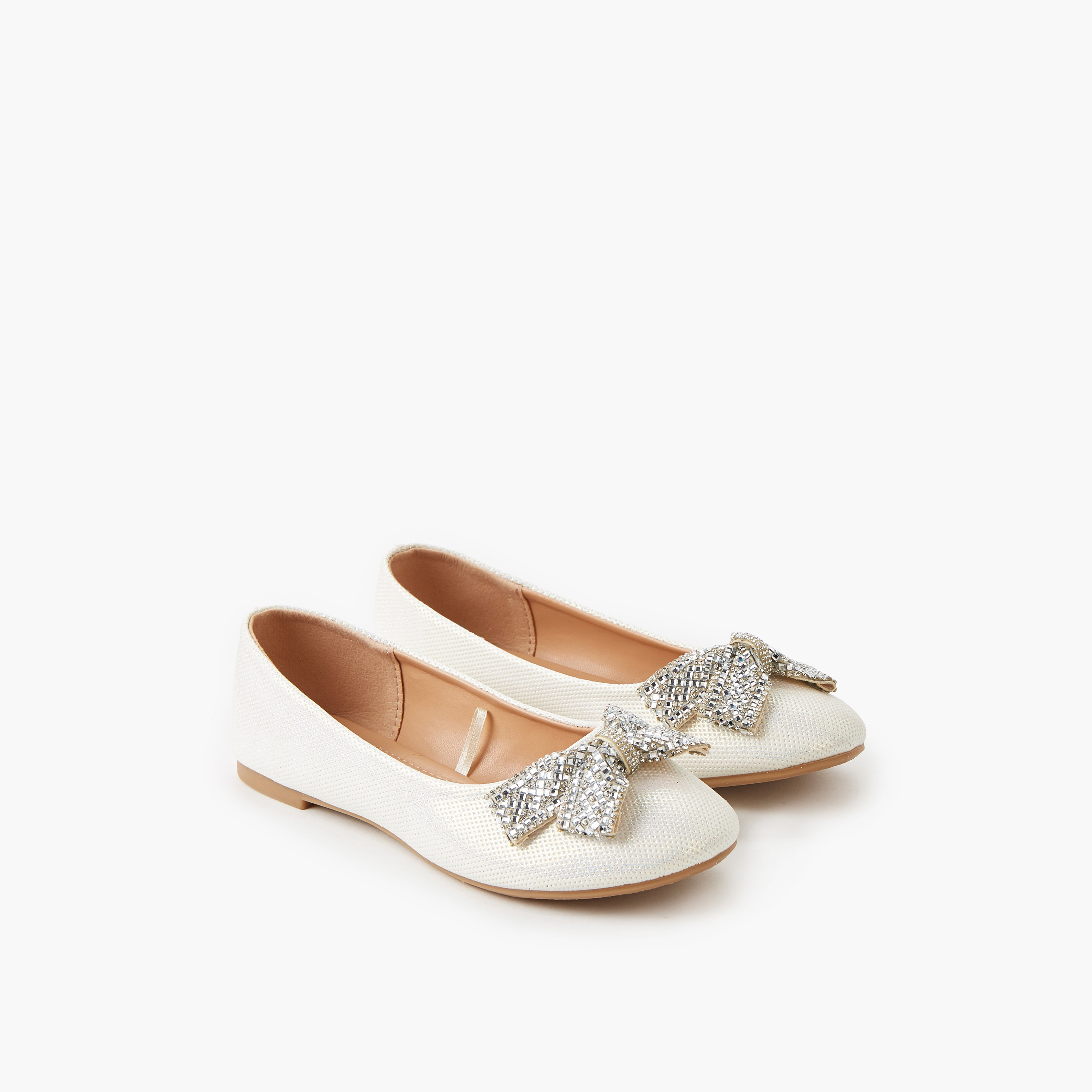 Flora Bella Girls Slip-On Ballerina Shoes-girls-shoes-ballerinas-image-1