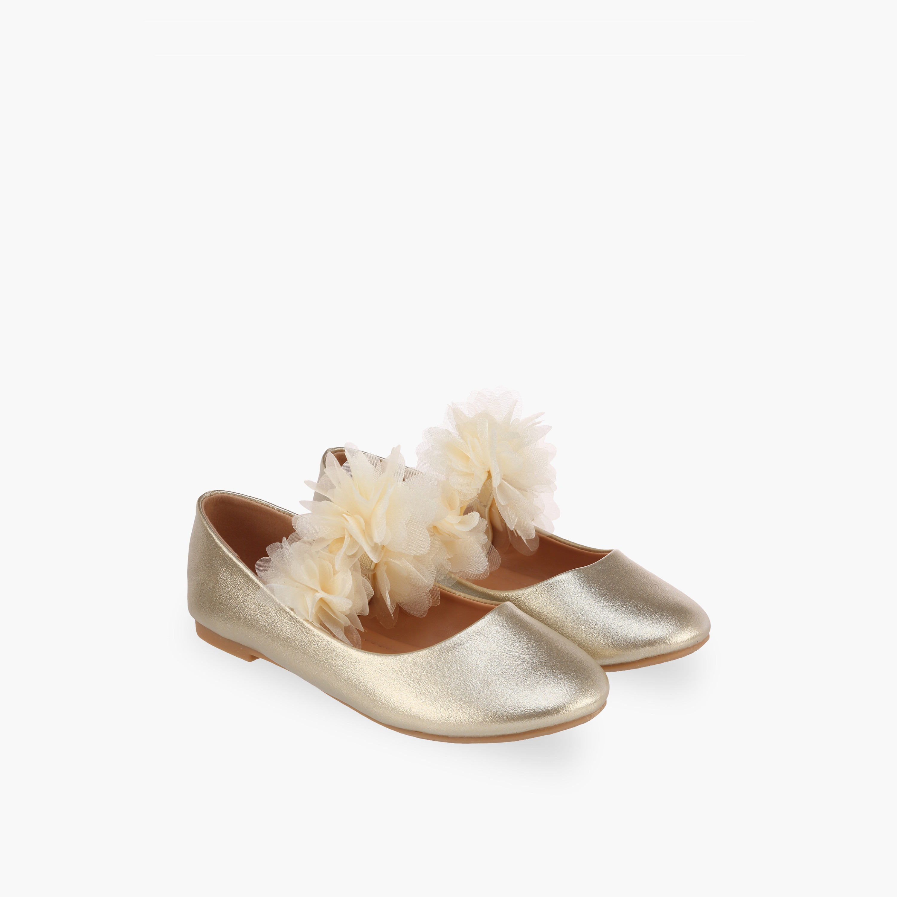 Flora Bella Girls Embellished Ballerina Shoes-girls-shoes-ballerinas-image-1