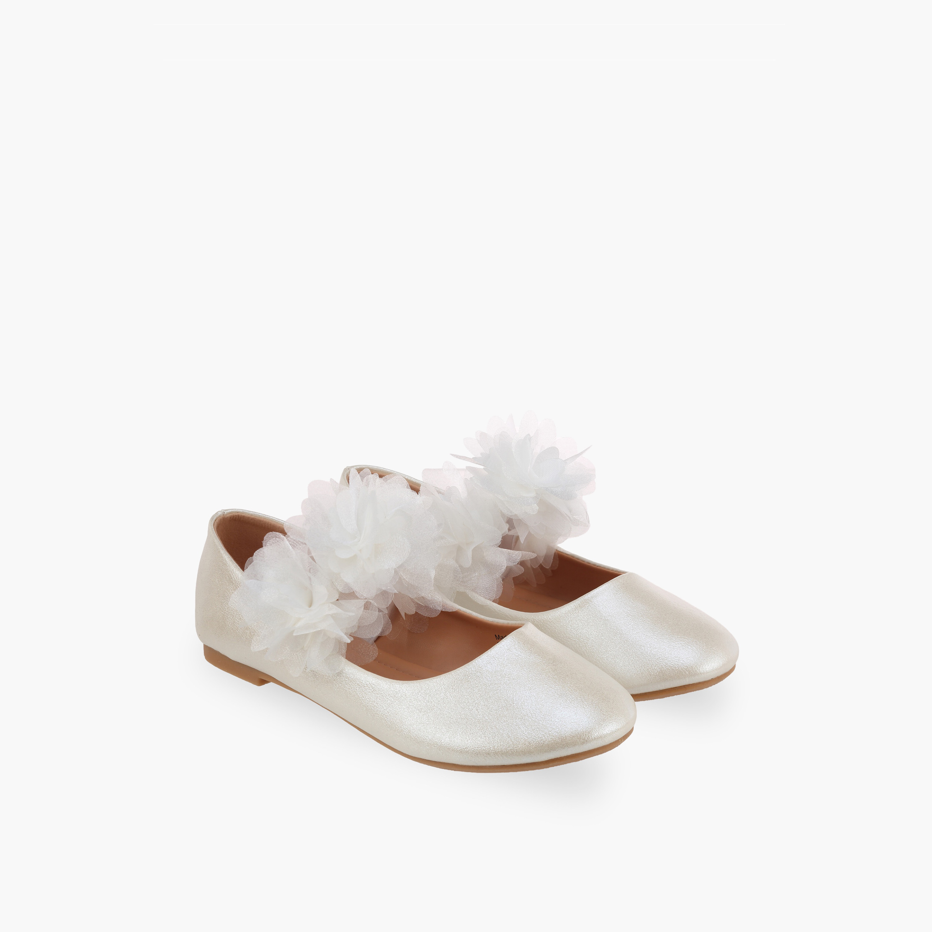 Flora Bella Girls Embellished Ballerina Shoes-girls-shoes-ballerinas-image-1
