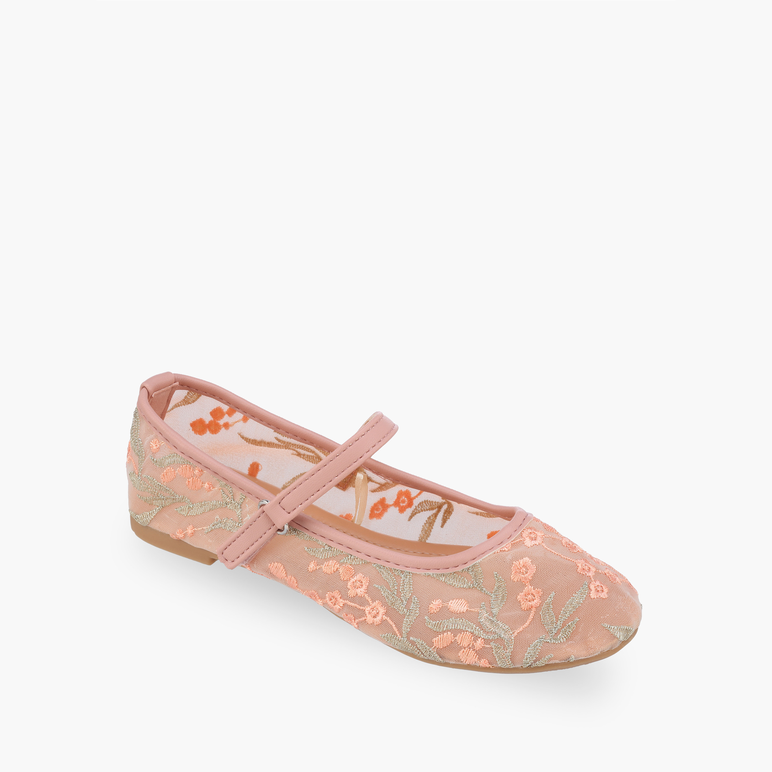 حذاء ماري جين بشريط إغلاق لاصق للبنات من فلورا بيلا-girls-shoes-maryjanes-image-2