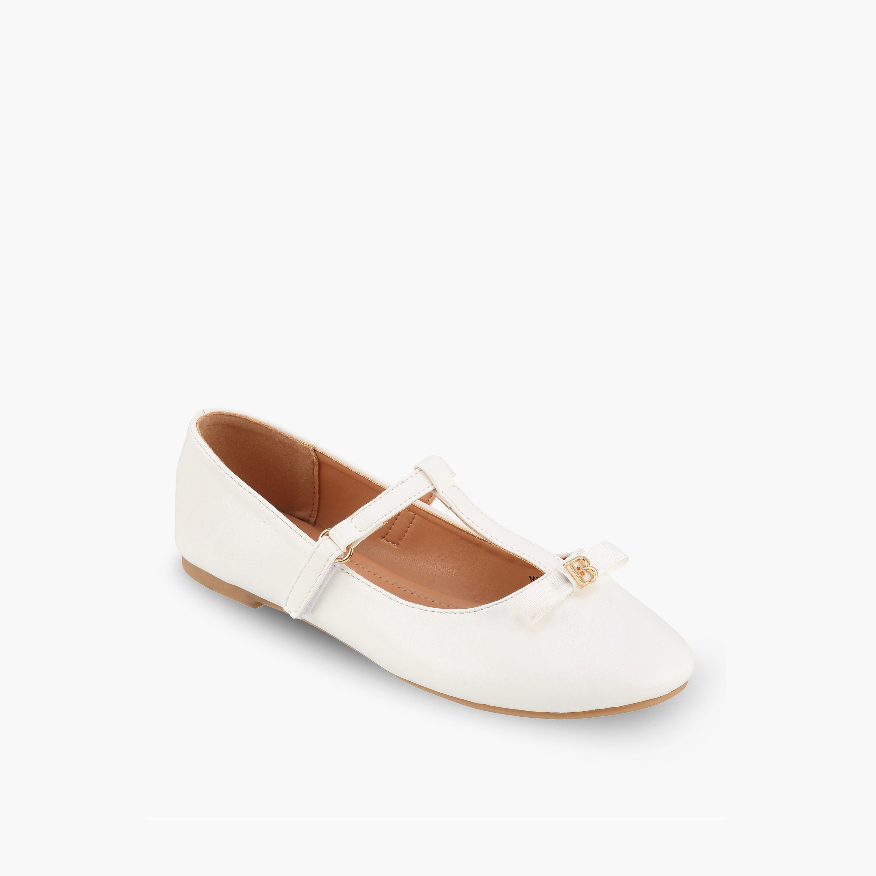 حذاء ماري جين بفيونكة للبنات من فلورا بيلا-girls-shoes-maryjanes-image-2