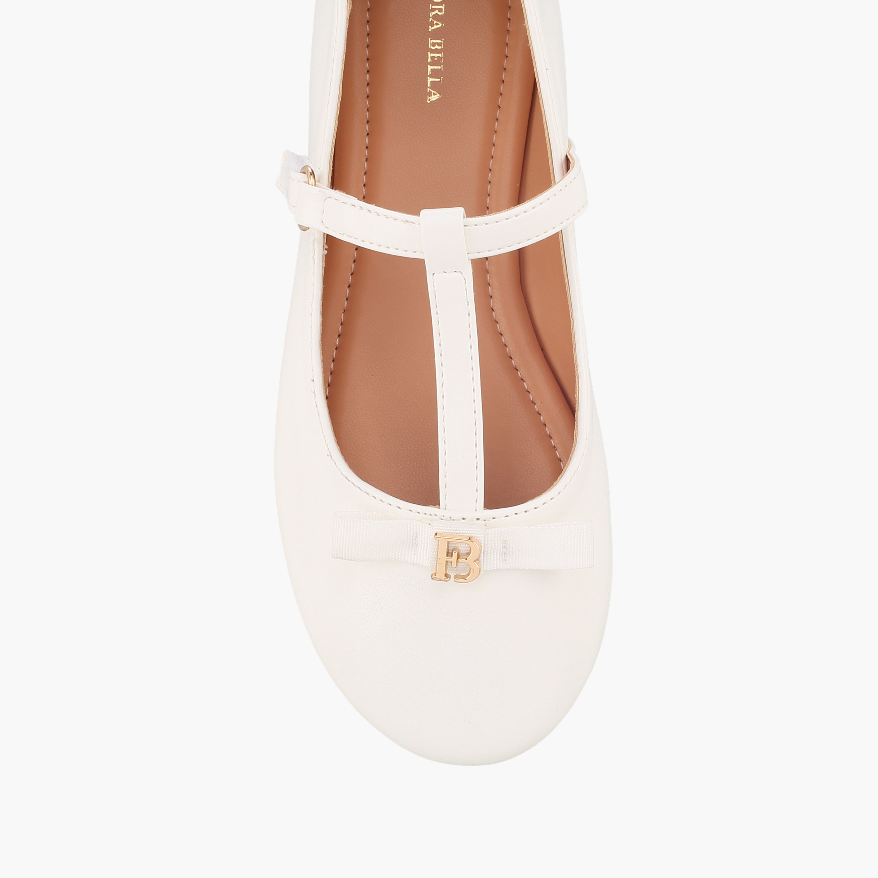 حذاء ماري جين بفيونكة للبنات من فلورا بيلا-girls-shoes-maryjanes-image-4