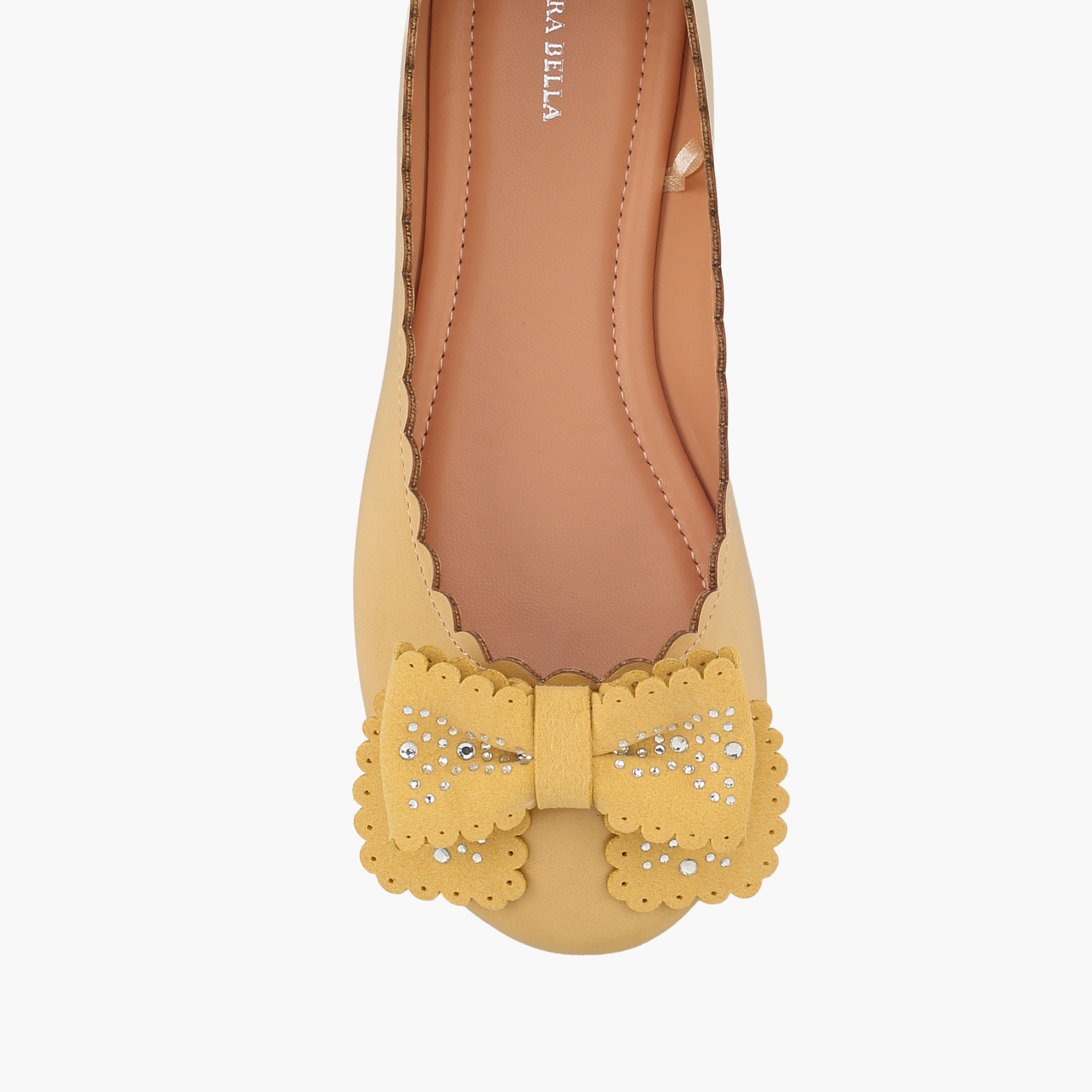 حذاء باليرينا بفيونكة مزينة للبنات من فلورا بيلا-girls-shoes-ballerinas-image-9