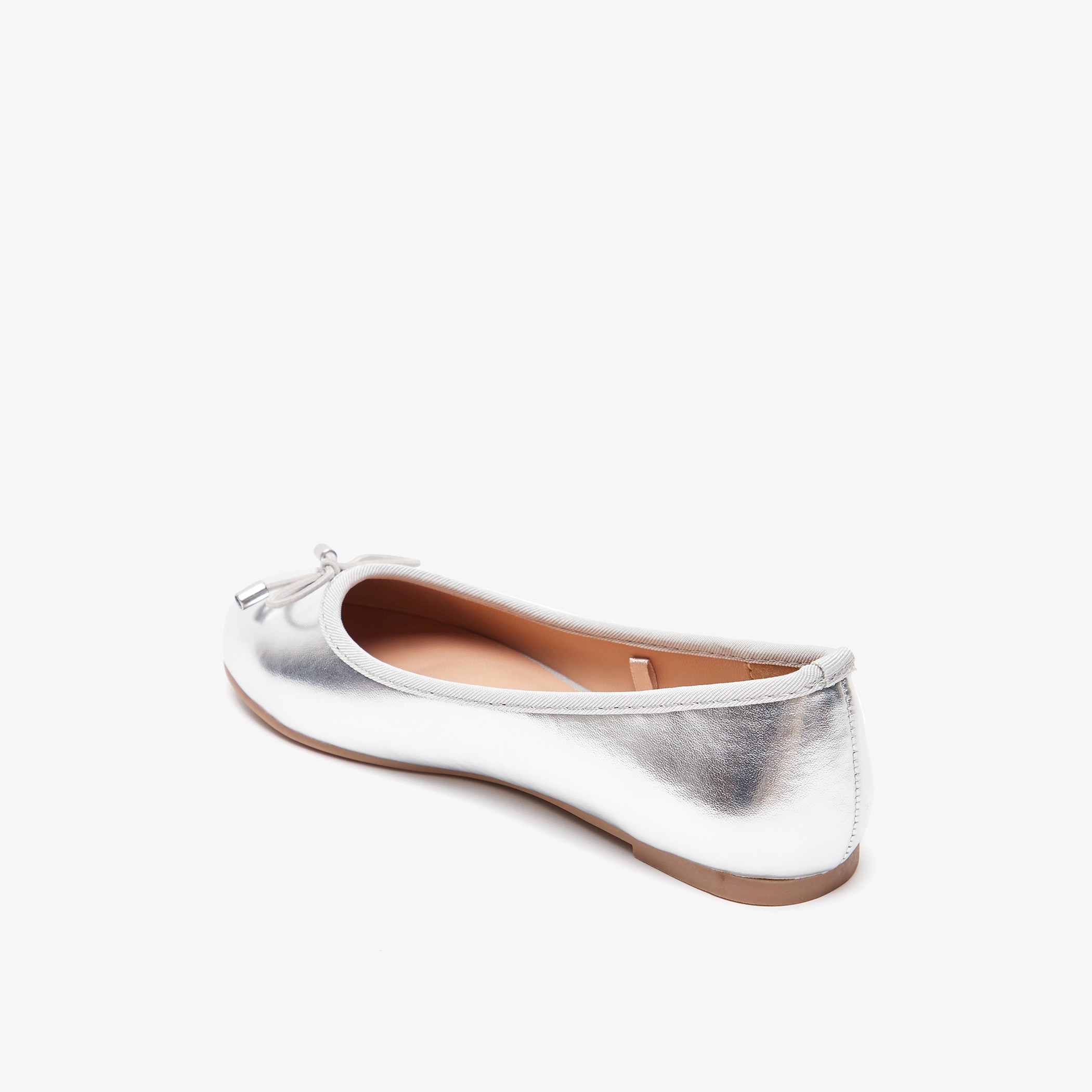 حذاء باليرينا سادة سهل الارتداء بمقدمة مستديرة وبطانة من ليتل ميسي-girls-shoes-ballerinas-image-3