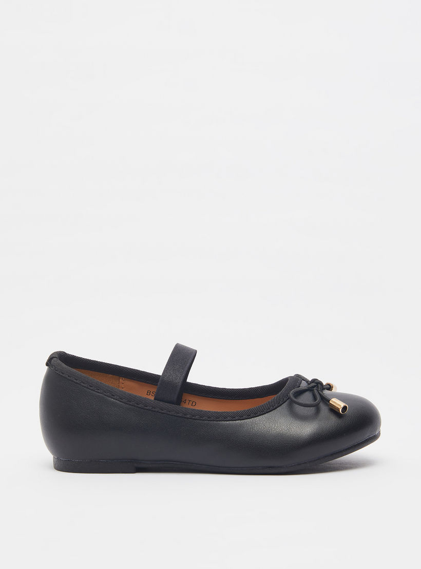حذاء باليرينا بمقدمة مستديرة وبطانة من جونيورز-girls-shoes-ballerinas-image-2