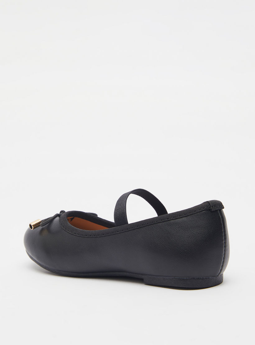 حذاء باليرينا بمقدمة مستديرة وبطانة من جونيورز-girls-shoes-ballerinas-image-3