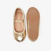 Juniors Round Toe Ballerina Shoes with Elastic Strap Detail-Girl%27s Ballerinas-thumbnailMobile-5