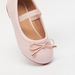 Juniors Round Toe Ballerina Shoes with Elastic Strap Detail-Girl%27s Ballerinas-thumbnail-3