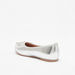 Juniors Round Toe Ballerina Shoes with Elastic Strap Detail-Girl%27s Ballerinas-thumbnailMobile-2