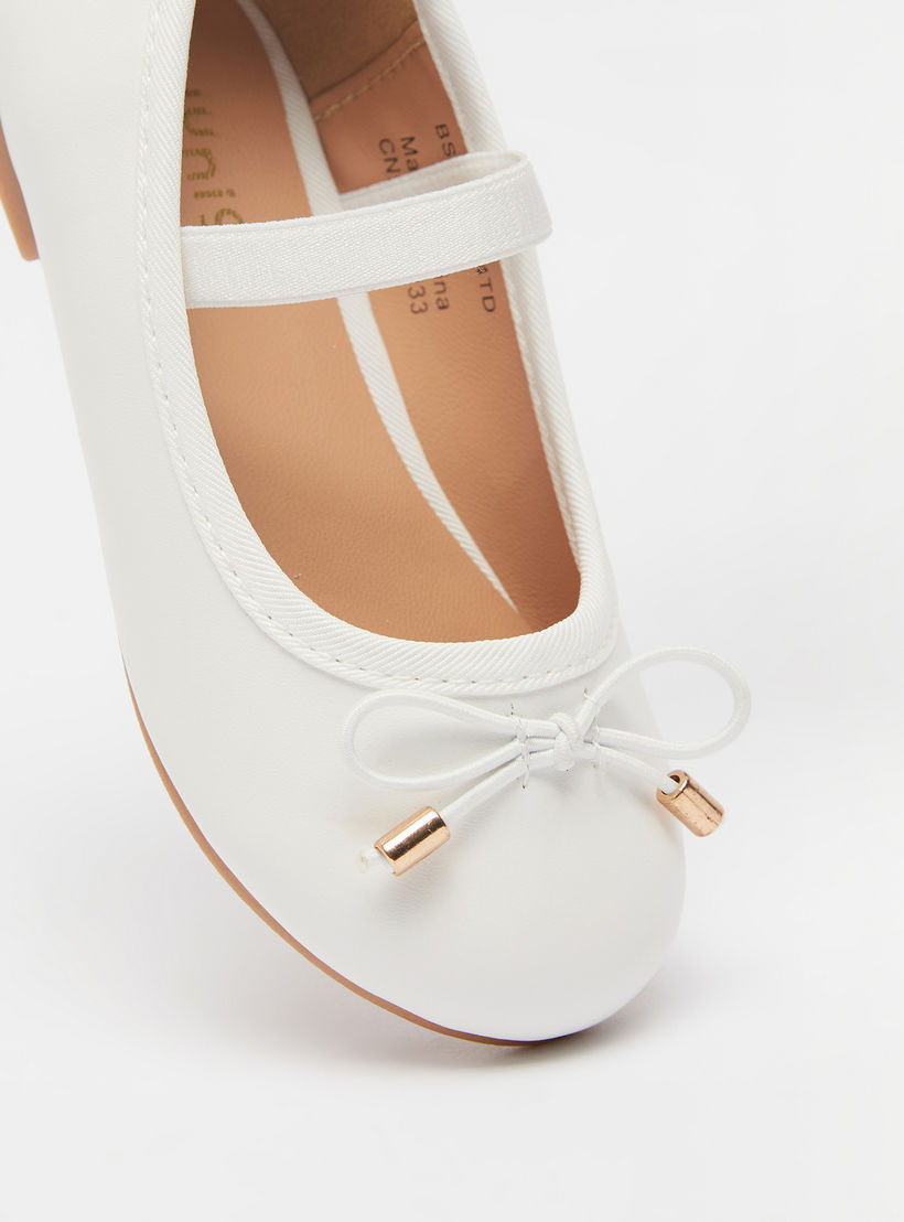 حذاء باليرينا بمقدمة مستديرة وبطانة من جونيورز-girls-shoes-ballerinas-image-3