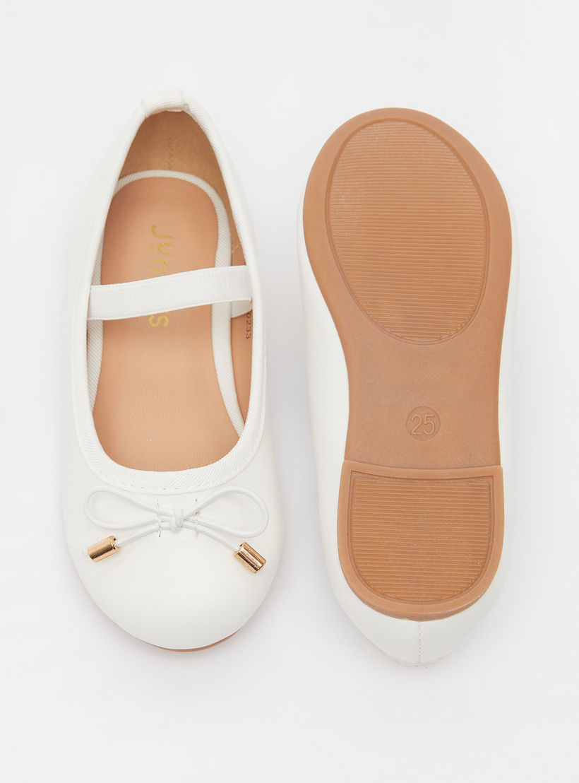 حذاء باليرينا بمقدمة مستديرة وبطانة من جونيورز-girls-shoes-ballerinas-image-4
