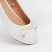 Bow Accented Slip-On Round Toe Ballerina Shoes-Girl%27s Ballerinas-thumbnail-3