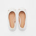 Bow Accented Slip-On Round Toe Ballerina Shoes-Girl%27s Ballerinas-thumbnail-4