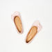 Little Missy Bow Accented Round Toe Slip-On Ballerina Shoes-Girl%27s Ballerinas-thumbnail-1