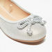 Little Missy Embellished Slip-On Round Toe Ballerina Shoes-Girl%27s Ballerinas-thumbnail-4