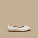 Little Missy Knot Detail Slip-On Round Toe Ballerina Shoes-Girl%27s Ballerinas-thumbnail-2