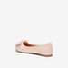 Little Missy Slip-On Round Toe Ballerina Shoes with Bow Applique-Girl%27s Ballerinas-thumbnailMobile-2