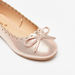 Little Missy Bow Accent Slip-On Round Toe Ballerina Shoes-Girl%27s Ballerinas-thumbnailMobile-4