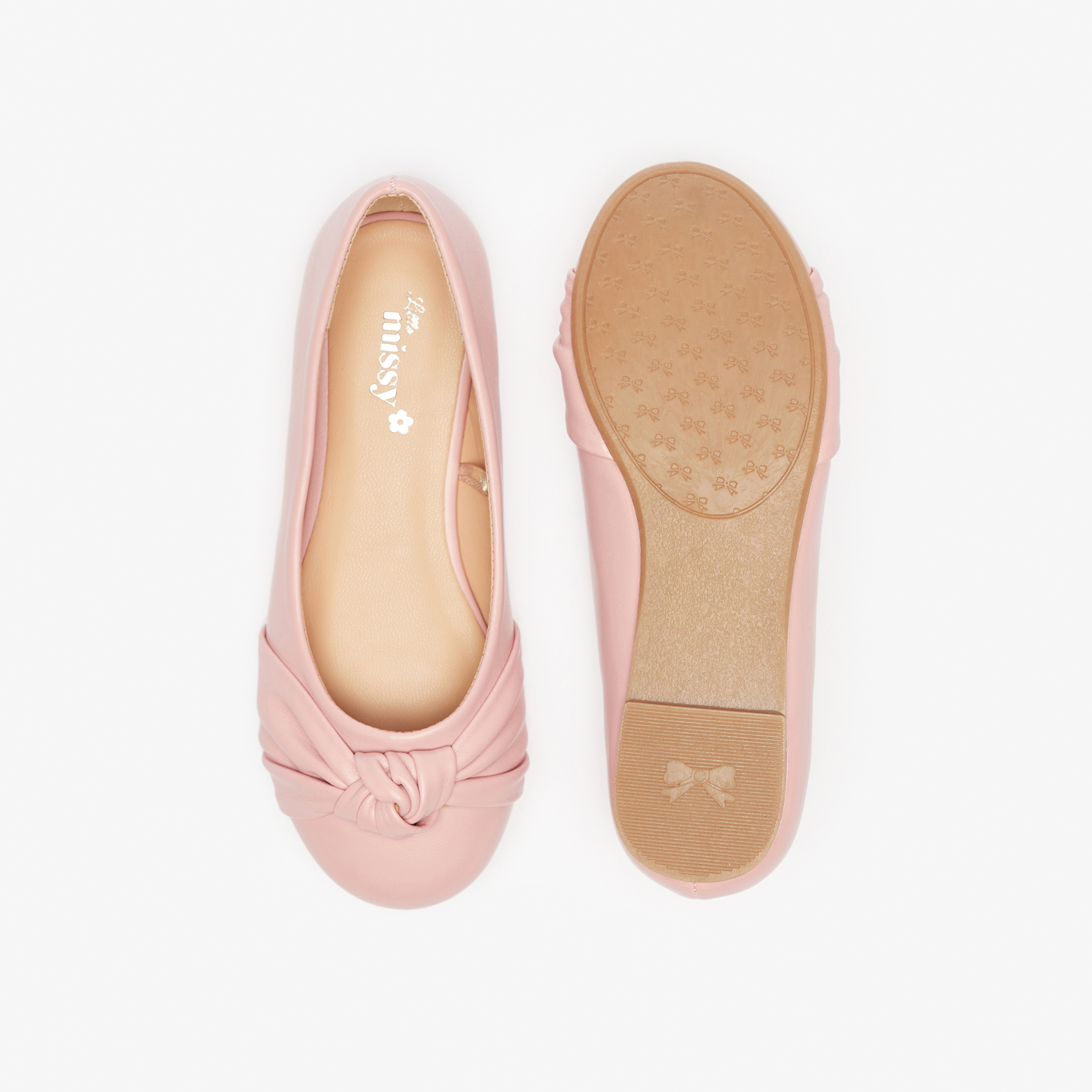 Round toe 2025 ballet flats