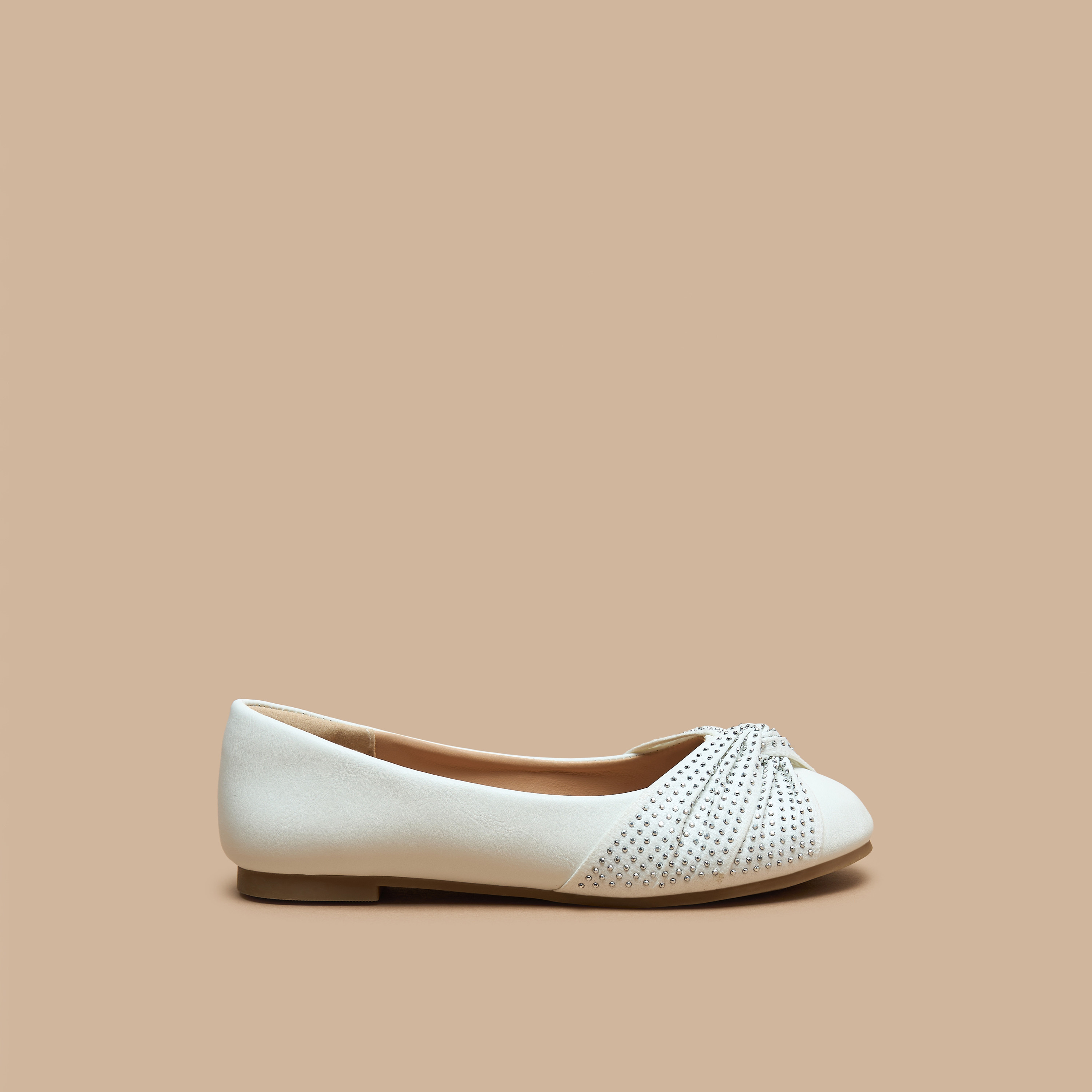 Celeste Girls' Embellished Slip-On Ballerina Shoes-girls-shoes-ballerinas-image-3