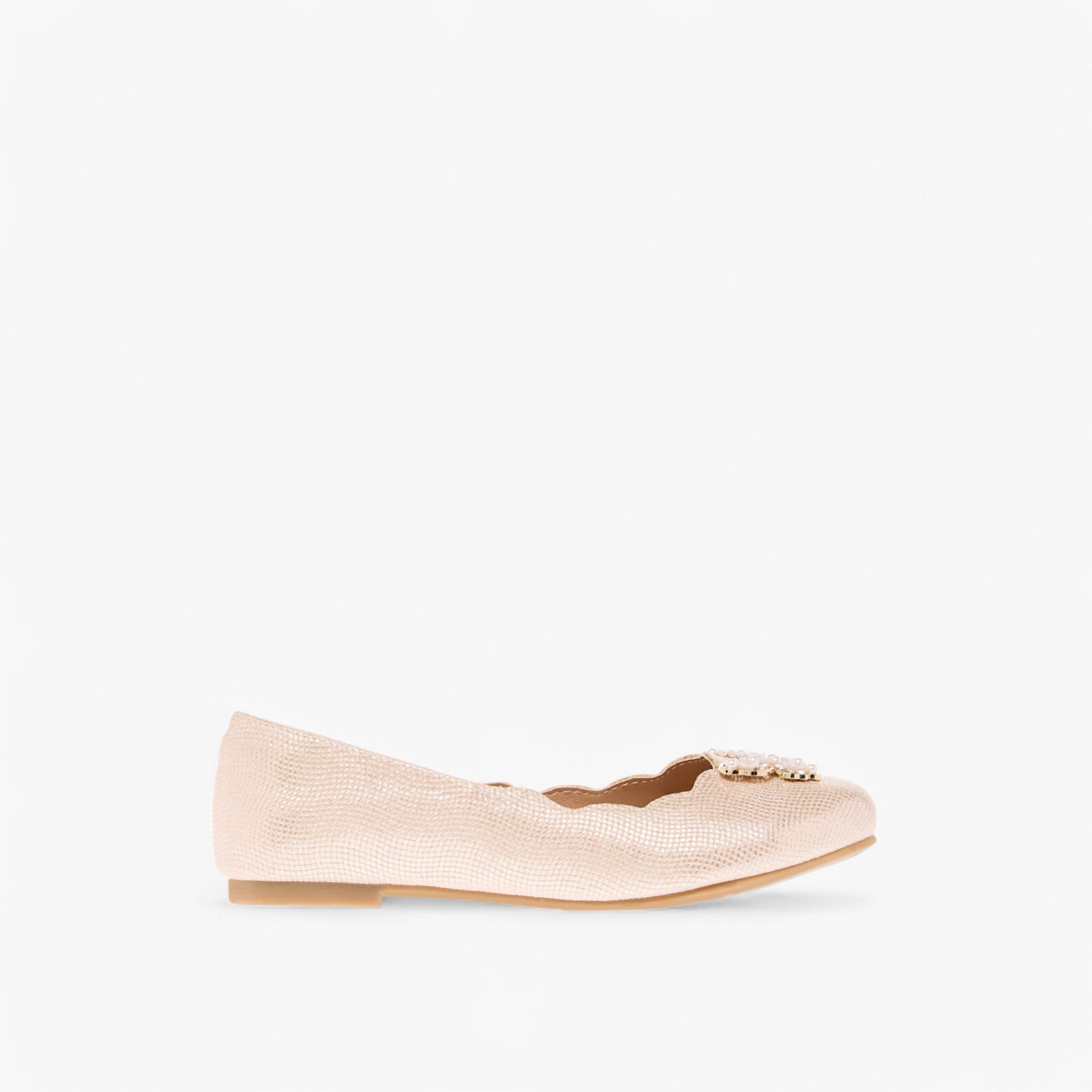 حذاء باليرينا مزين بفراشات وأطراف صدفية من ليتل ميسي-girls-shoes-ballerinas-image-3