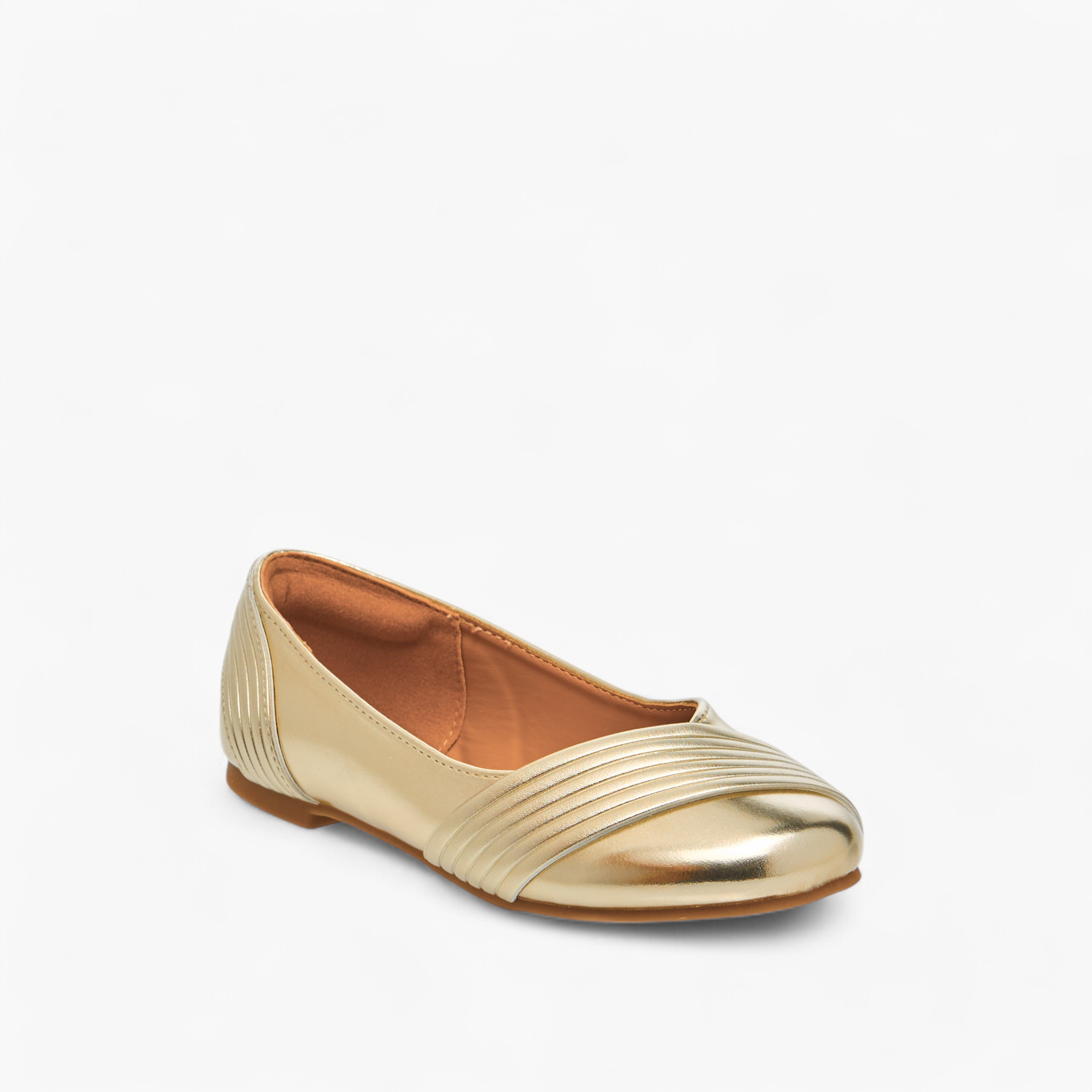 حذاء باليرينا سادة سهل الارتداء من ليتل ميسي-girls-shoes-ballerinas-image-2