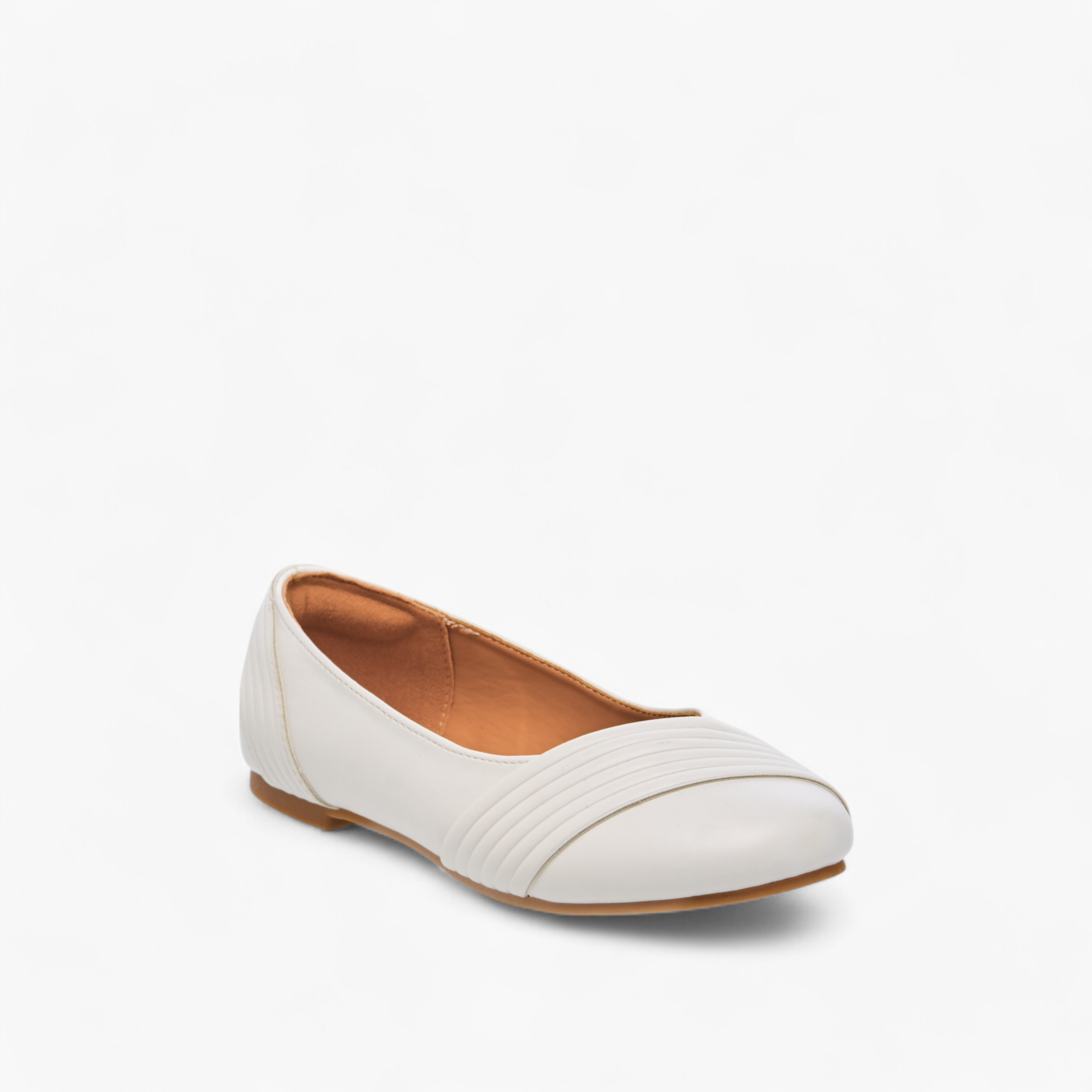 حذاء باليرينا سادة سهل الارتداء من ليتل ميسي-girls-shoes-ballerinas-image-2