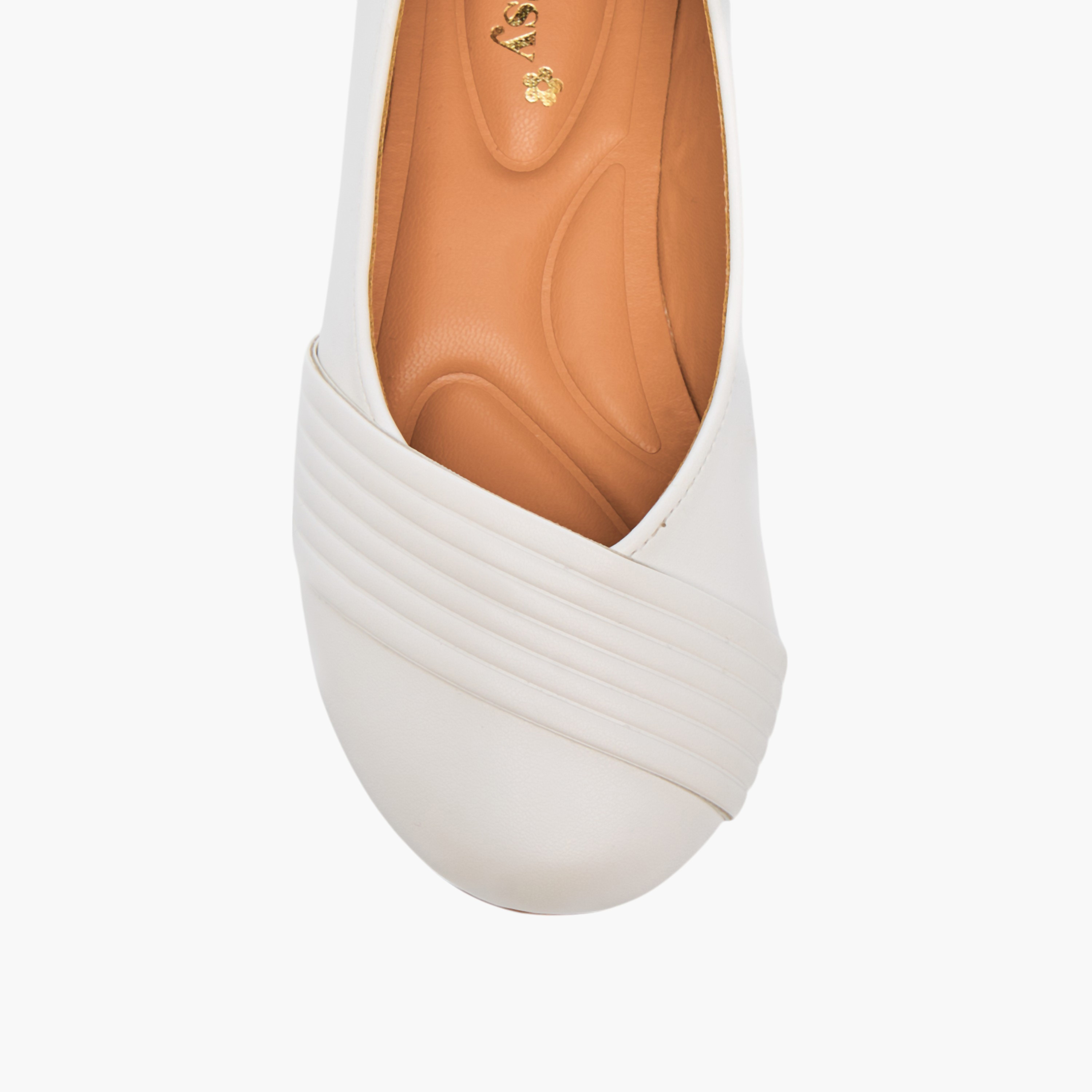 حذاء باليرينا سادة سهل الارتداء من ليتل ميسي-girls-shoes-ballerinas-image-4