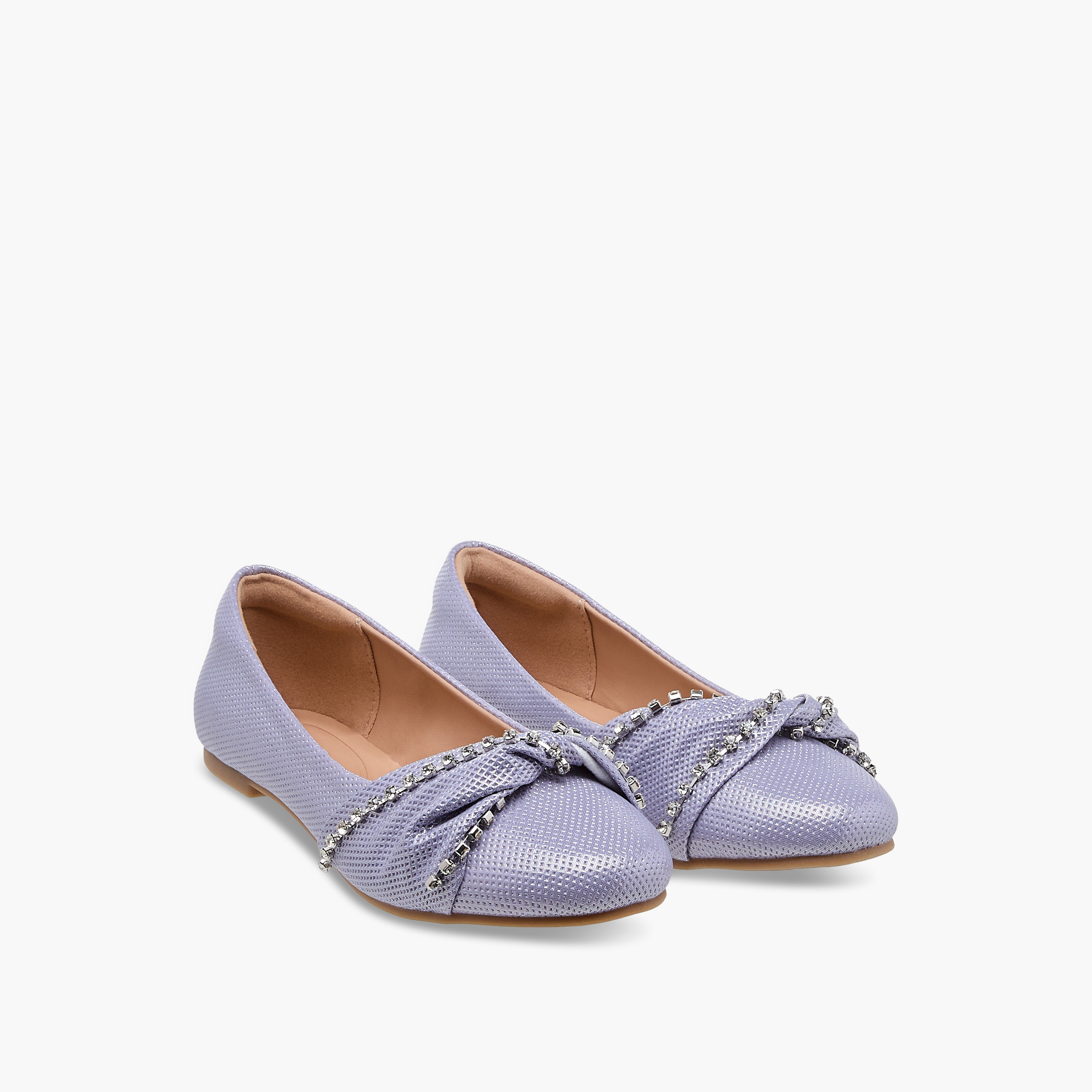حذاء باليرينا مزين سهل الارتداء للبنات من سيليست-girls-shoes-ballerinas-image-1