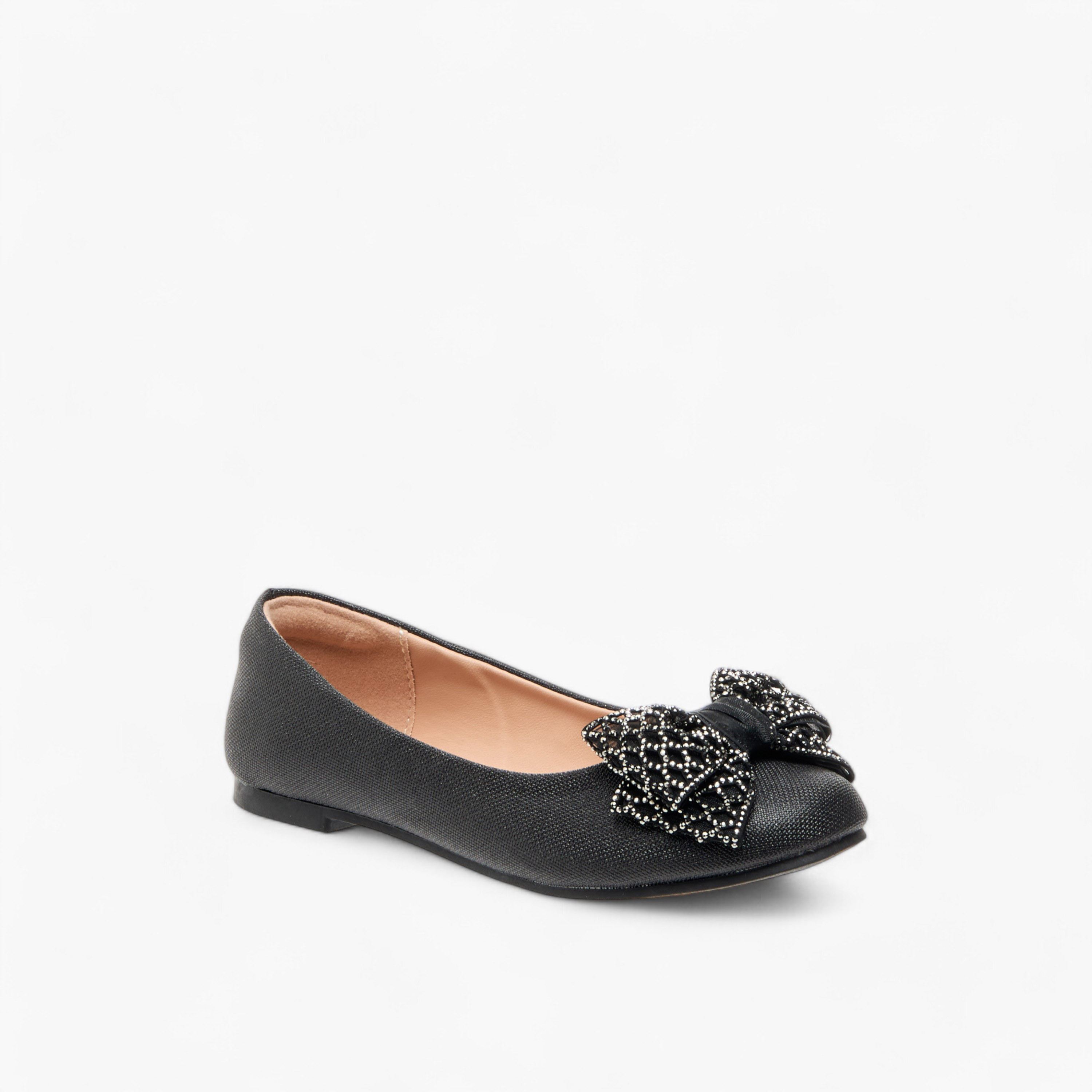 حذاء باليرينا سهل الارتداء بزينة فيونكة من ليتل ميسي-girls-shoes-ballerinas-image-2