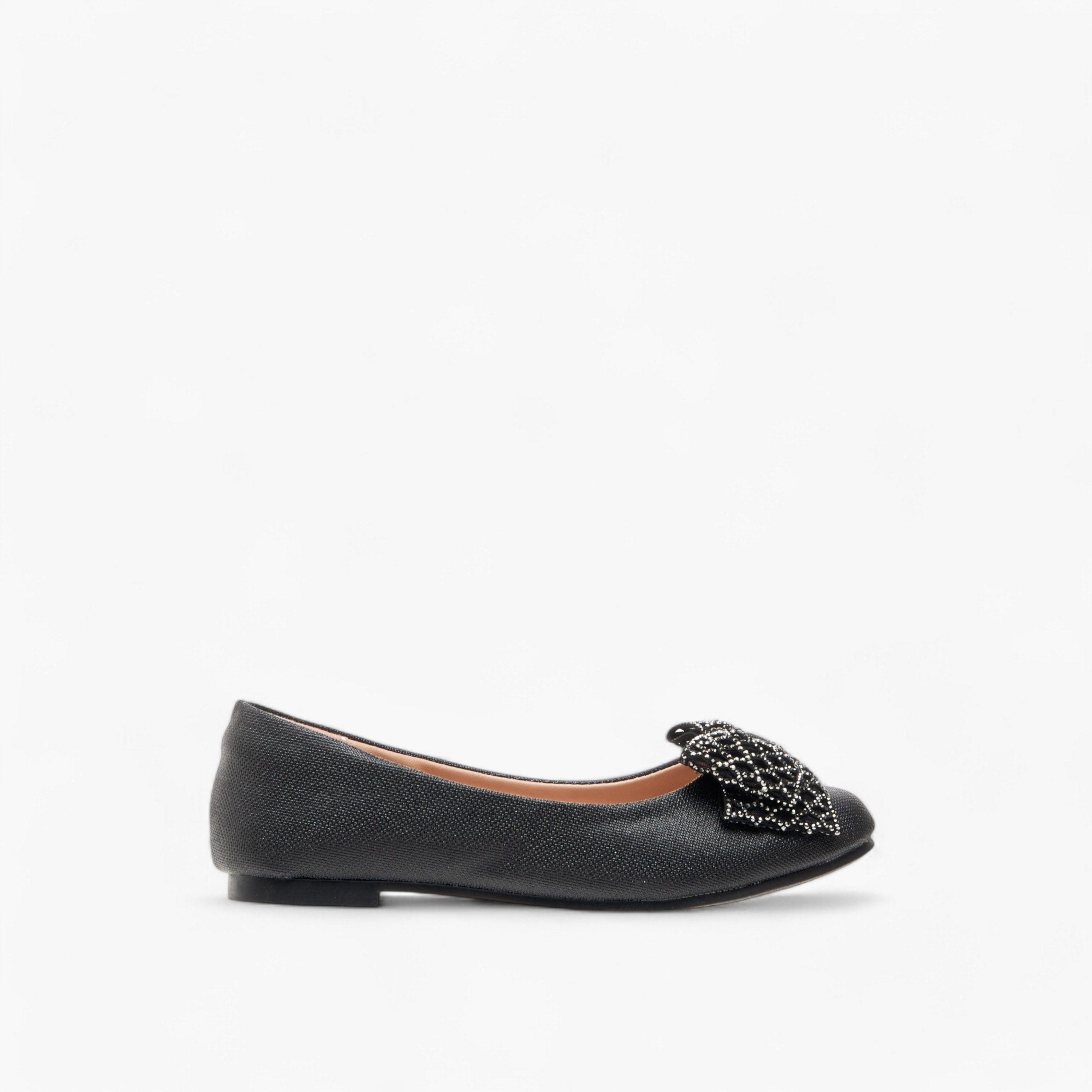 حذاء باليرينا سهل الارتداء بزينة فيونكة من ليتل ميسي-girls-shoes-ballerinas-image-3