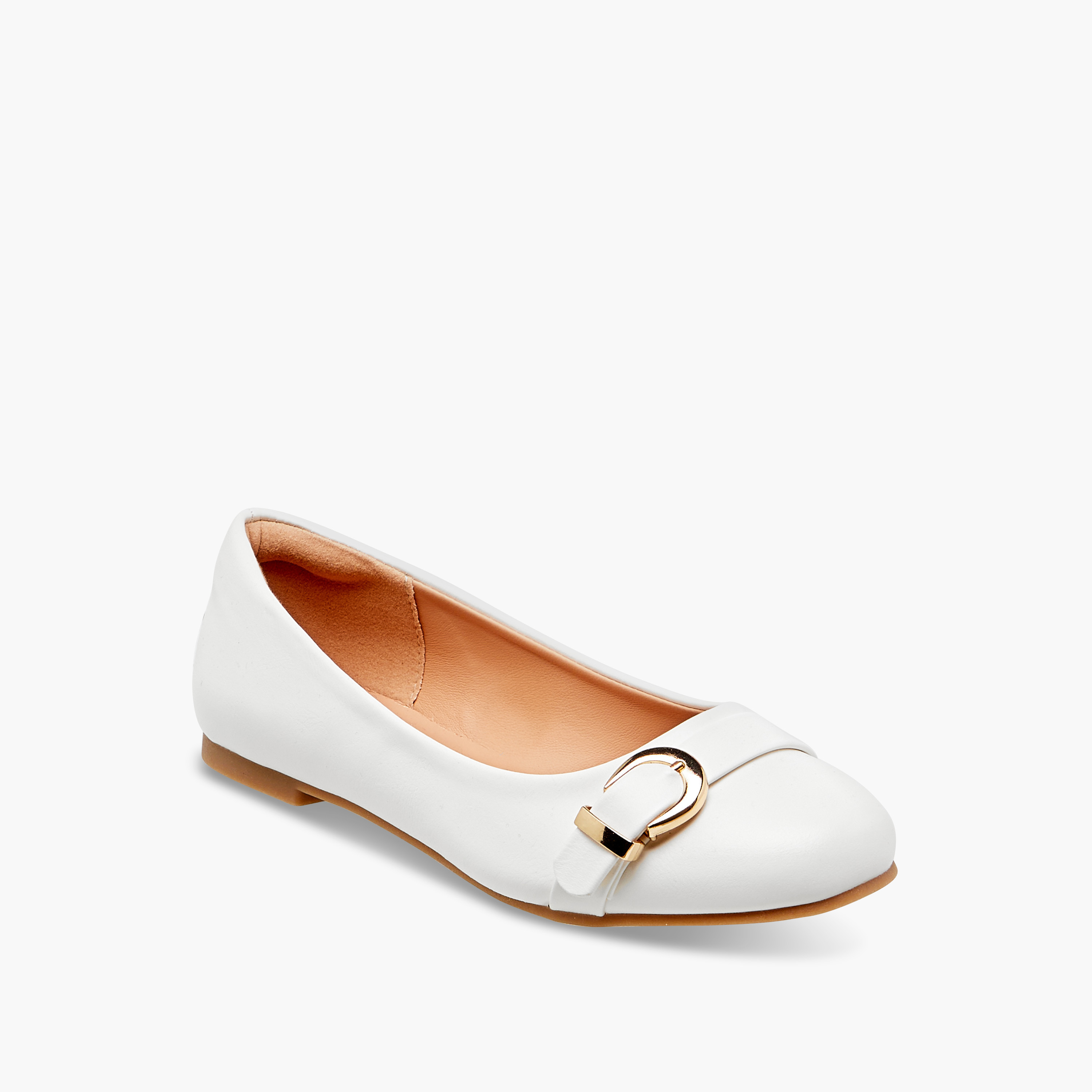 Little Missy Buckle Accent Ballerina Shoes-girls-shoes-ballerinas-image-2
