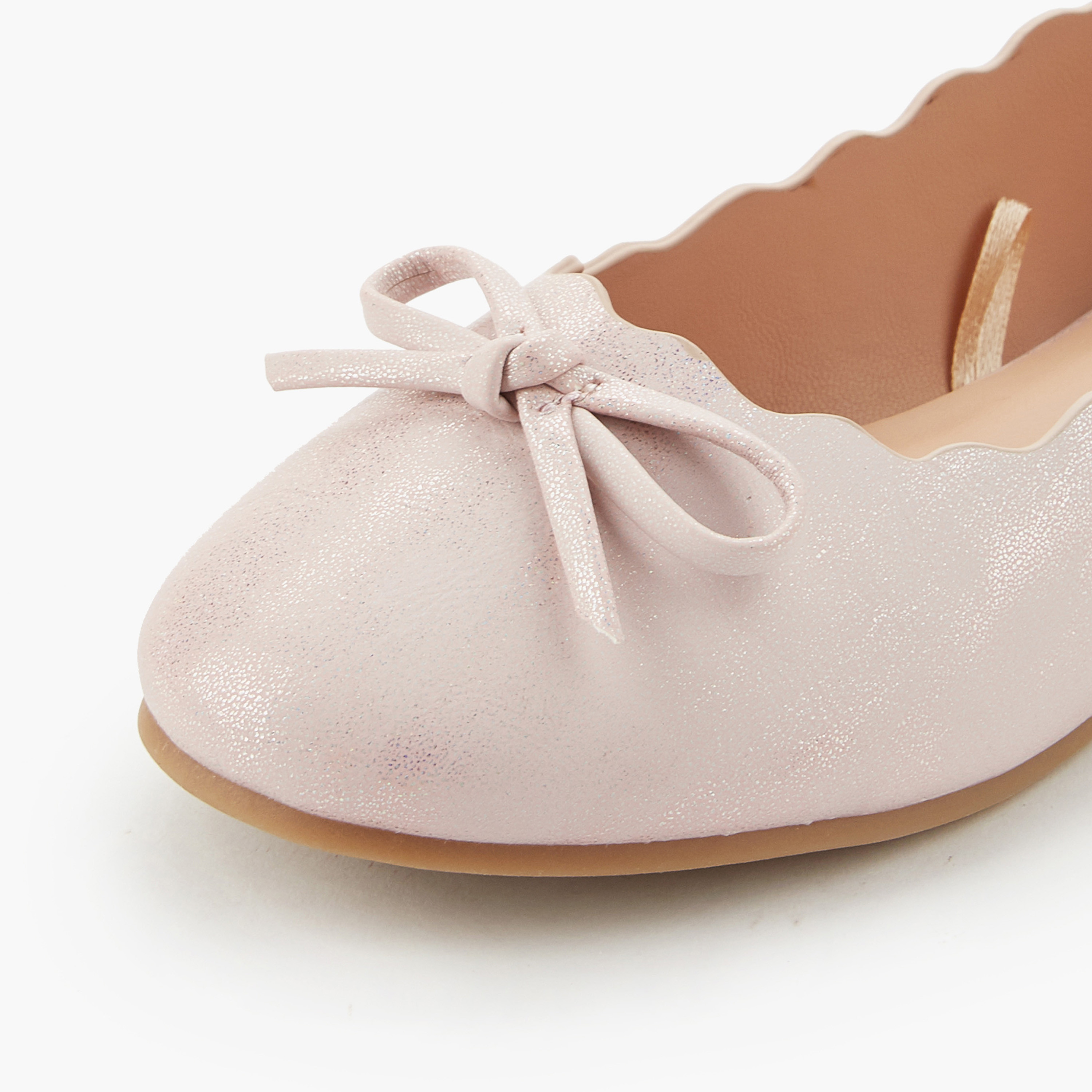 Little Missy Girls Scallop Trim Ballerina Shoes-girls-shoes-ballerinas-image-4