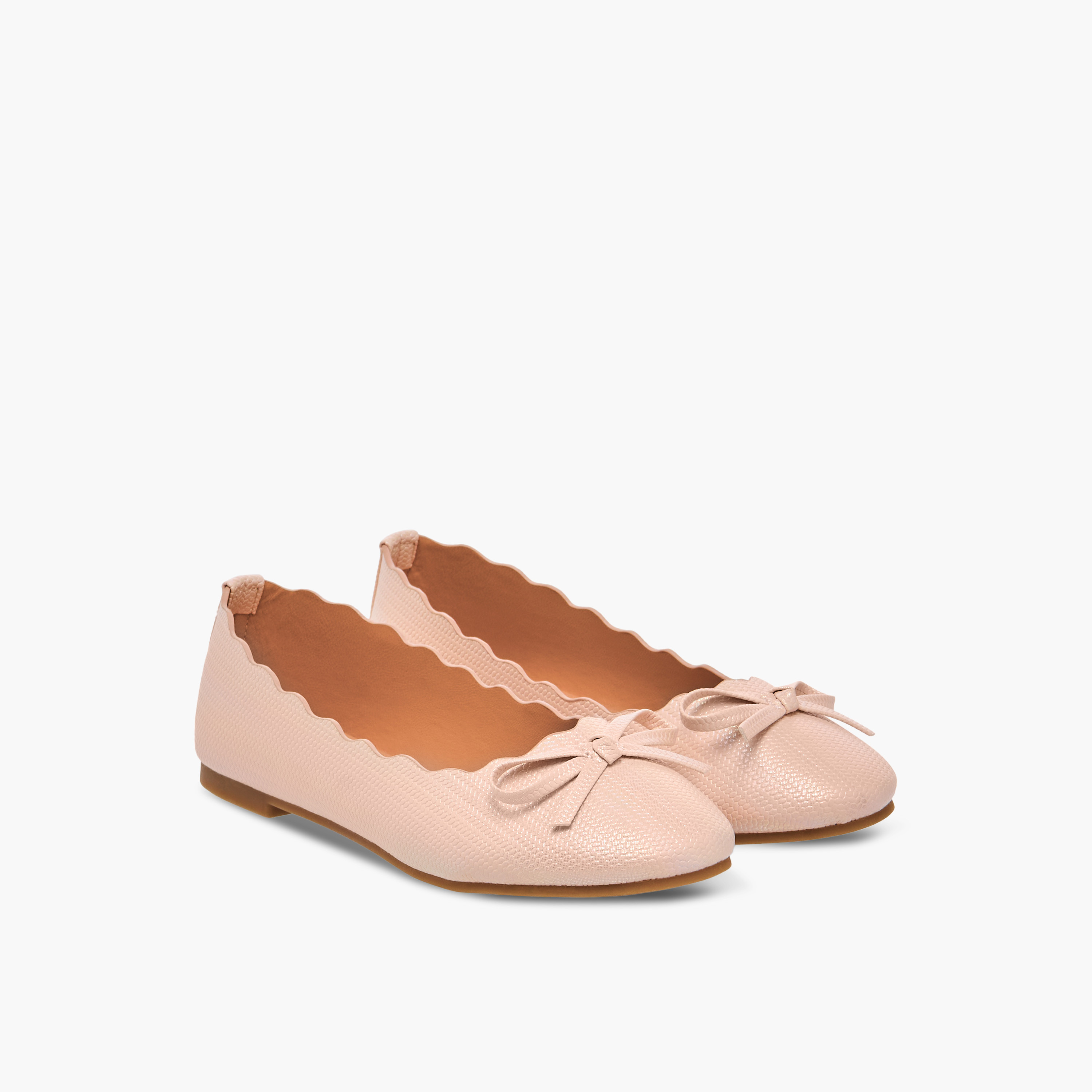 حذاء باليرينا سهل الارتداء بزينة فيونكة من ليتل ميسي-girls-shoes-ballerinas-image-1