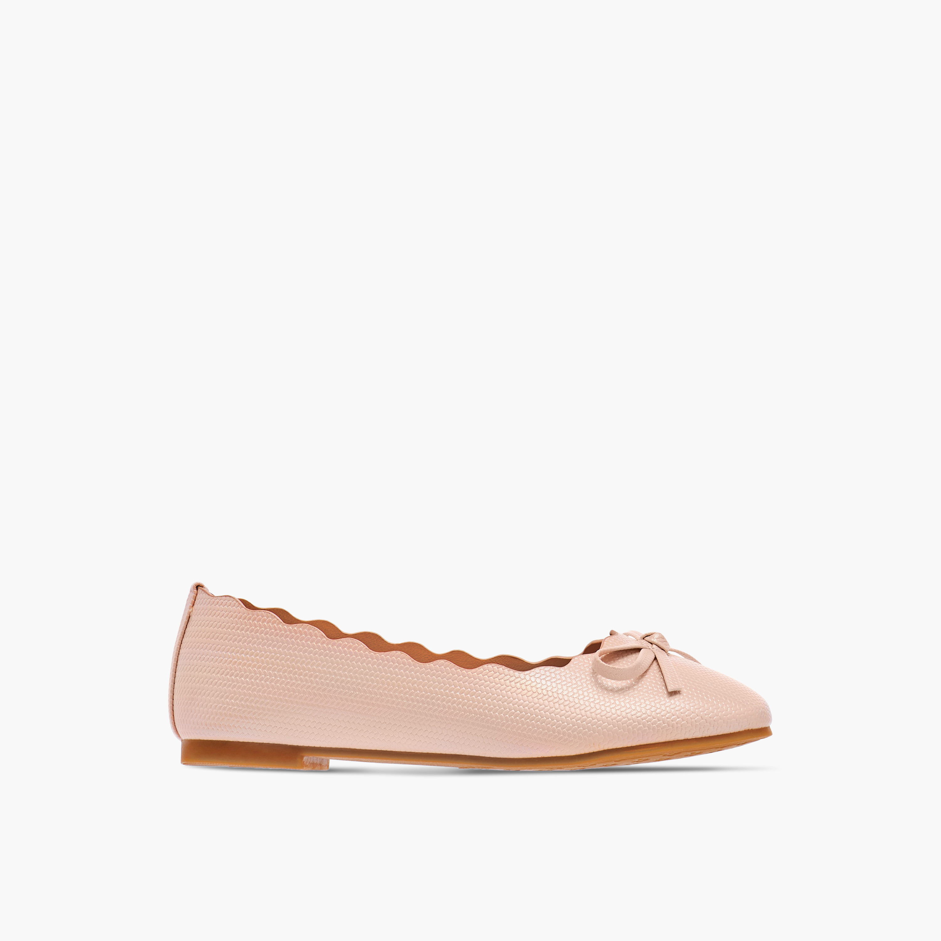 حذاء باليرينا سهل الارتداء بزينة فيونكة من ليتل ميسي-girls-shoes-ballerinas-image-3
