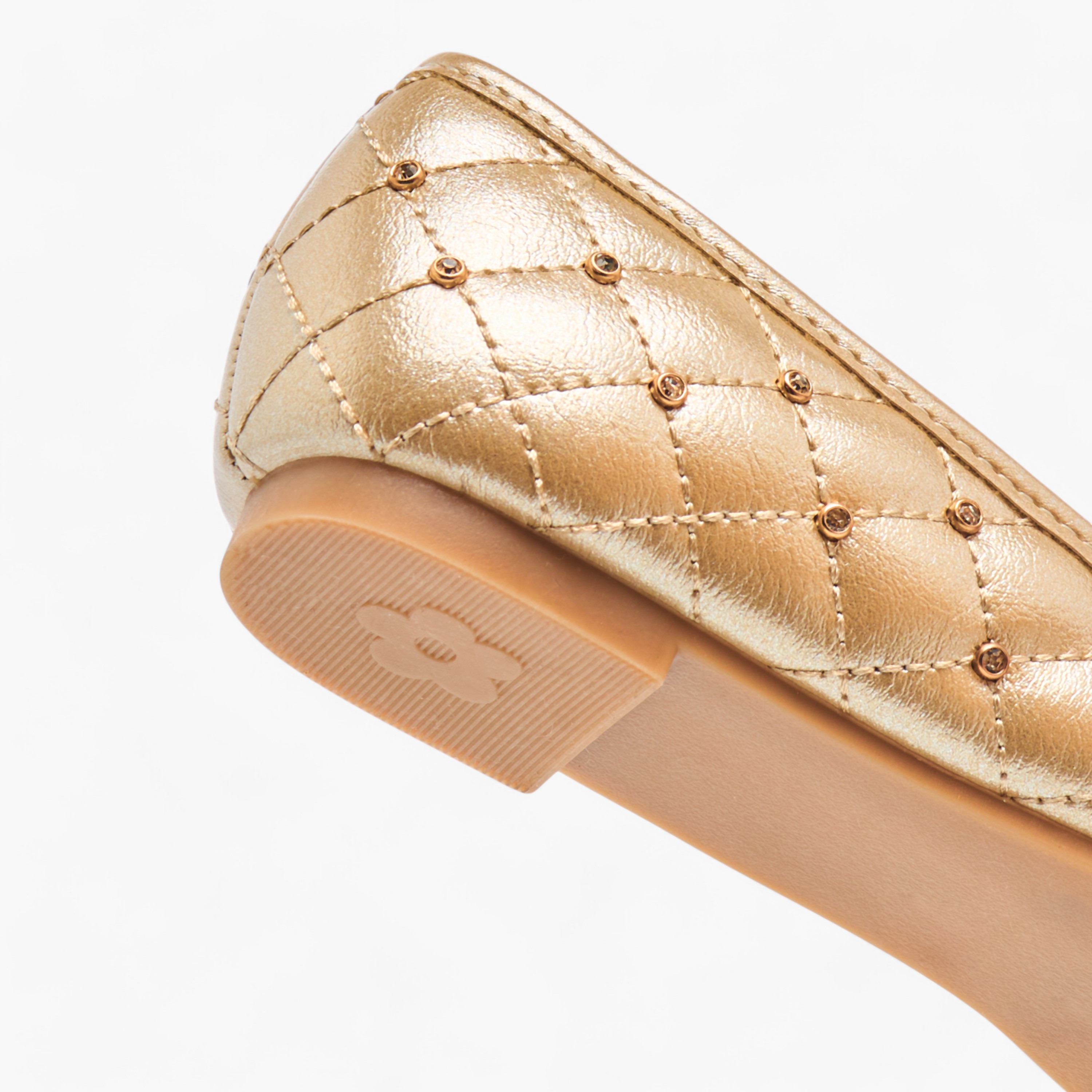 حذاء باليرينا مبطن سهل الارتداء بتزيينات وفيونكة من ليتل ميسي-girls-shoes-ballerinas-image-6