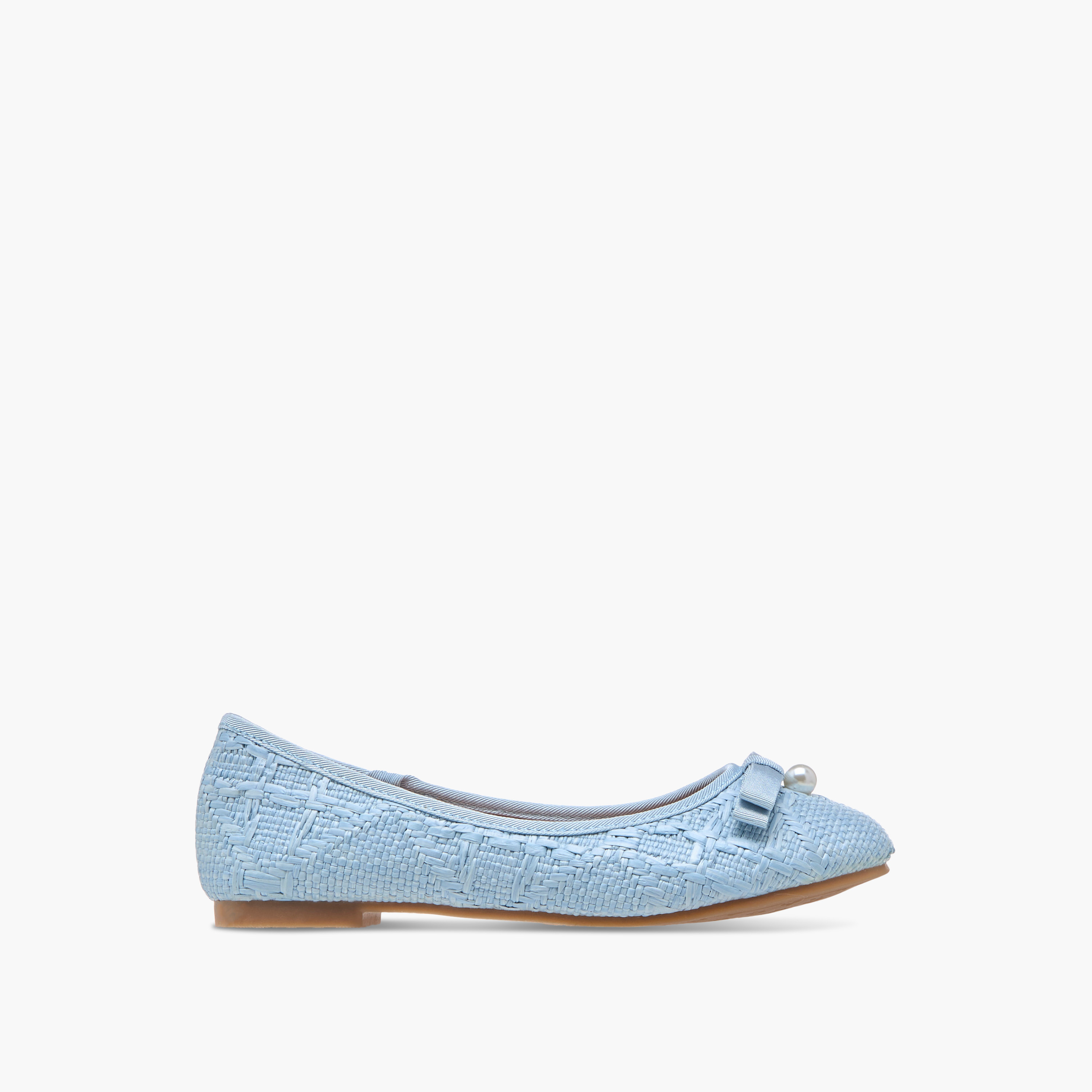 Little Missy Bow Applique Slip-On Ballerina Shoes-girls-shoes-ballerinas-image-3