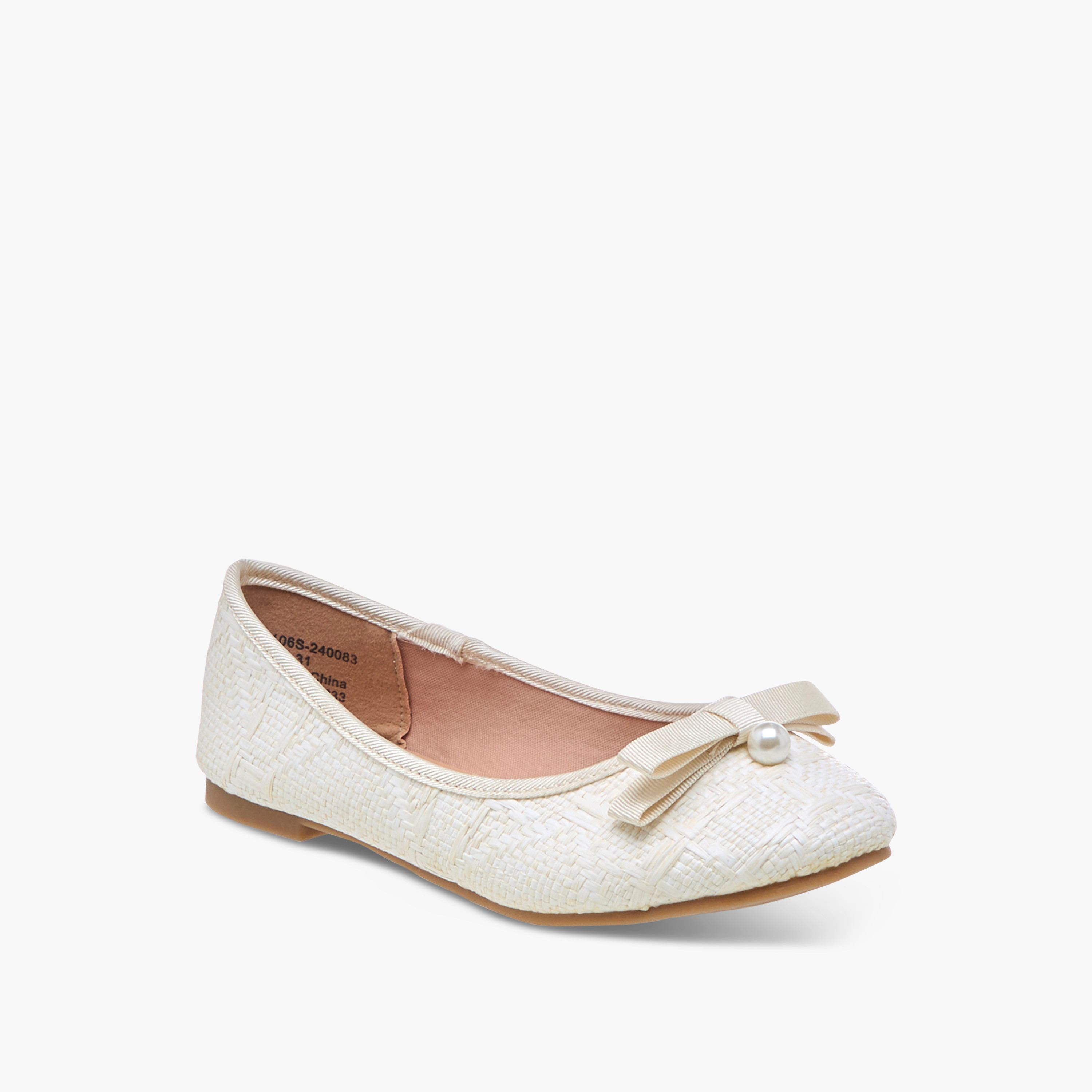 حذاء باليرينا سهل الارتداء بزخارف فيونكة من ليتل ميسي-girls-shoes-ballerinas-image-2