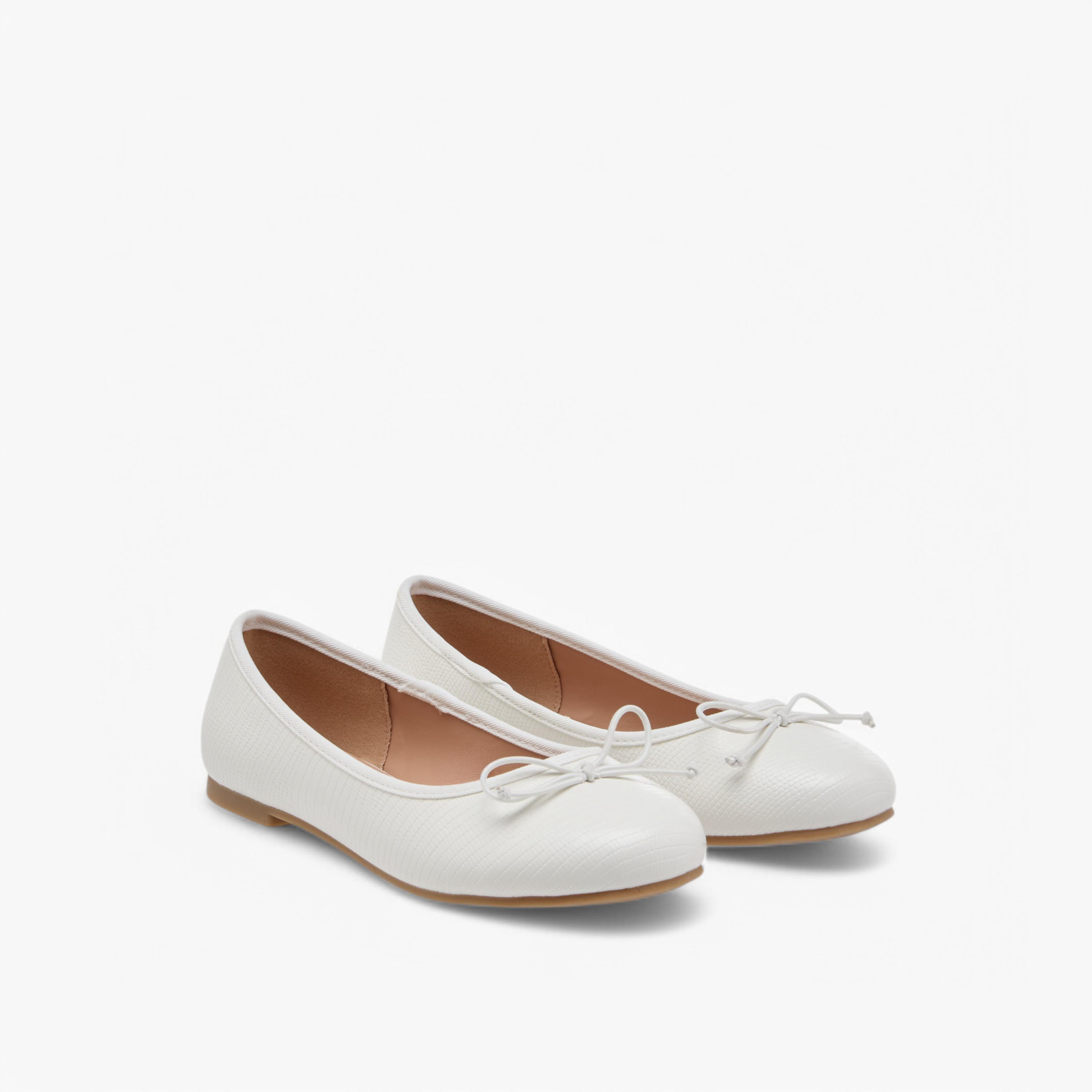 Little Missy Bow Accent Slip-On Ballerina Shoes-girls-shoes-ballerinas-image-1