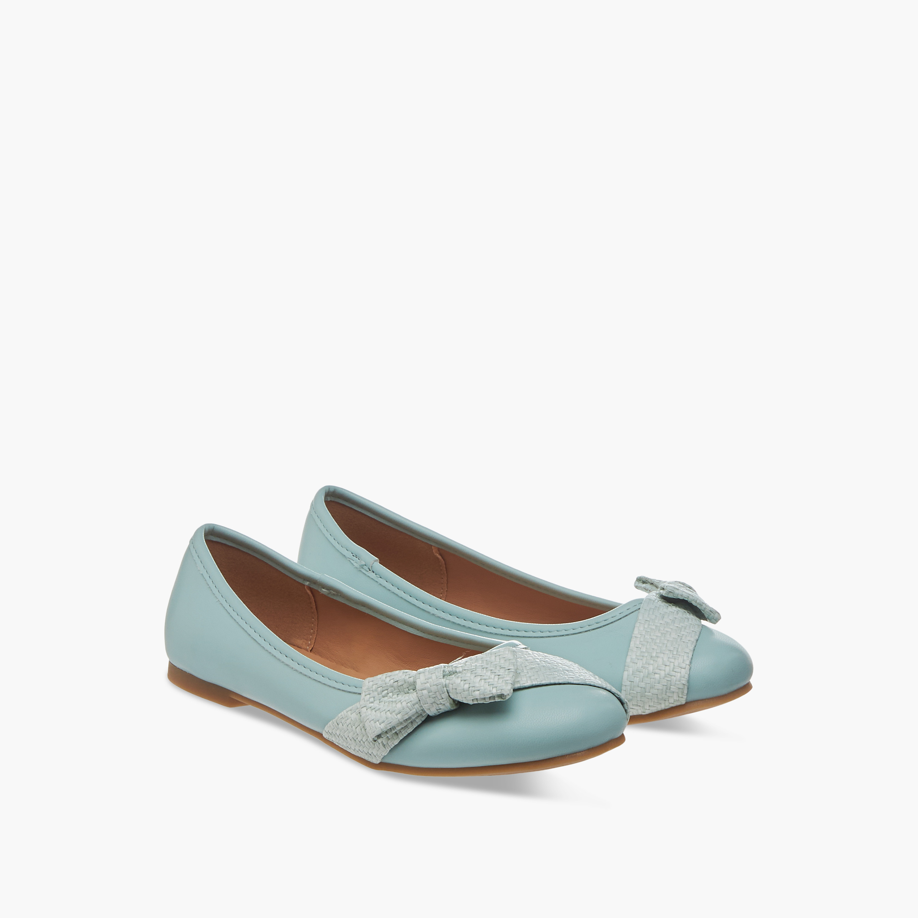 حذاء باليرينا سهل الارتداء بزينة فيونكة من ليتل ميسي-girls-shoes-ballerinas-image-1