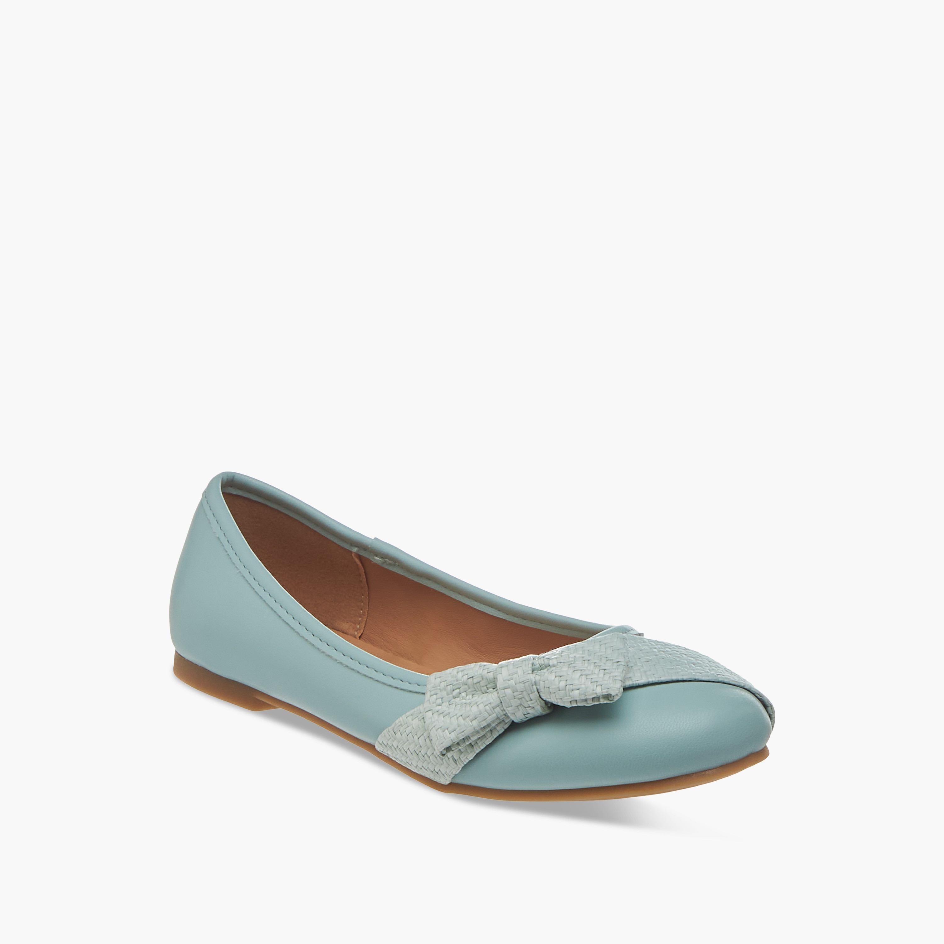 حذاء باليرينا سهل الارتداء بزينة فيونكة من ليتل ميسي-girls-shoes-ballerinas-image-2