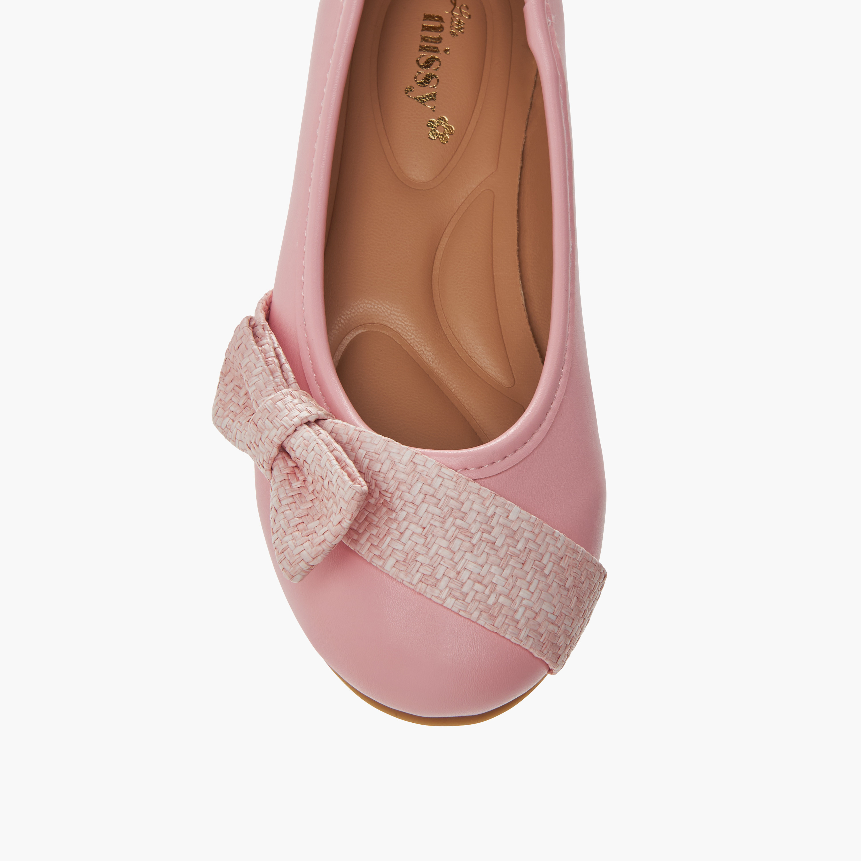 حذاء باليرينا سهل الارتداء بزينة فيونكة من ليتل ميسي-girls-shoes-ballerinas-image-16