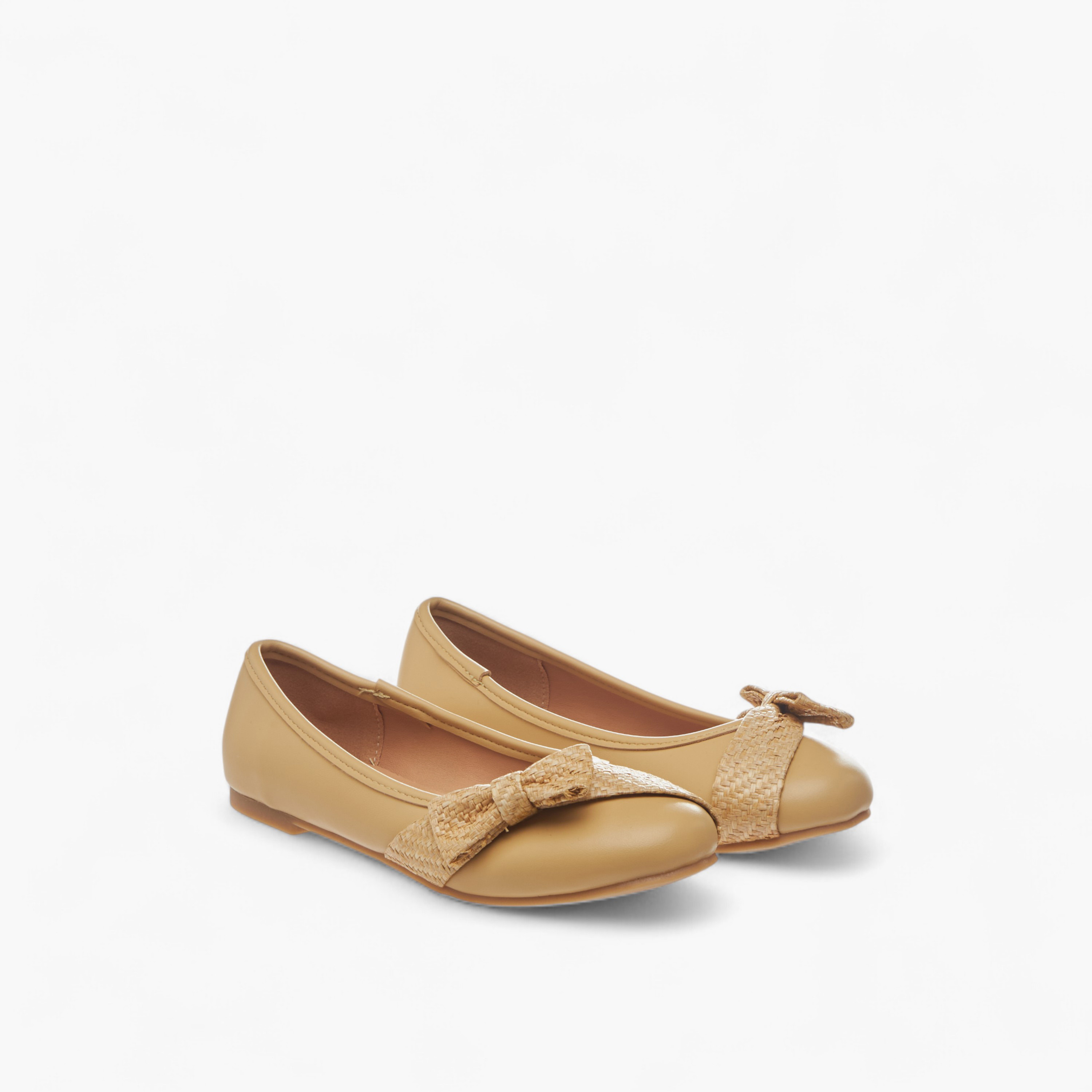 حذاء باليرينا سهل الارتداء بزينة فيونكة من ليتل ميسي-girls-shoes-ballerinas-image-7