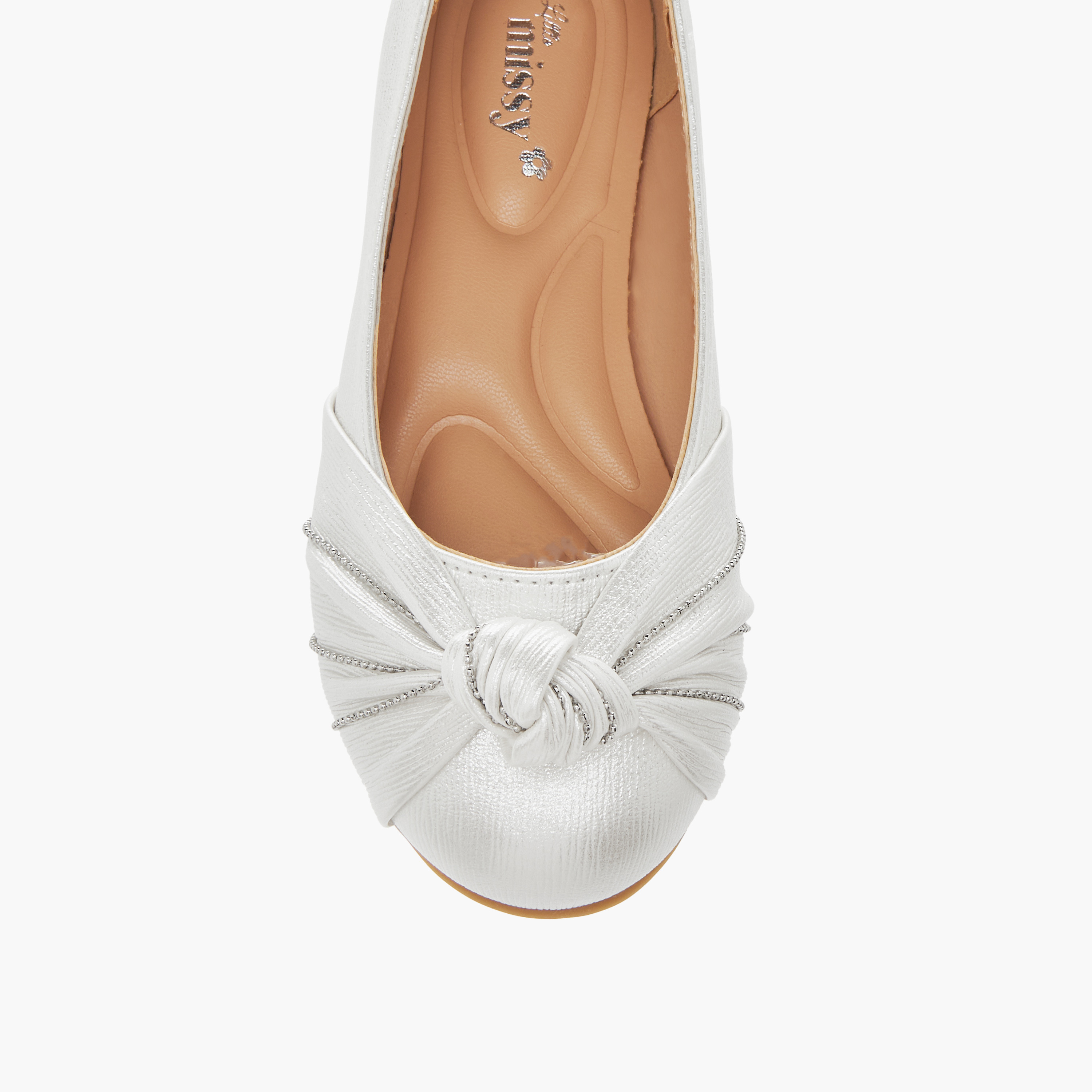 حذاء باليرينا سهل الارتداء بتفصيل عقدة من ليتل مِسي-girls-shoes-ballerinas-image-4